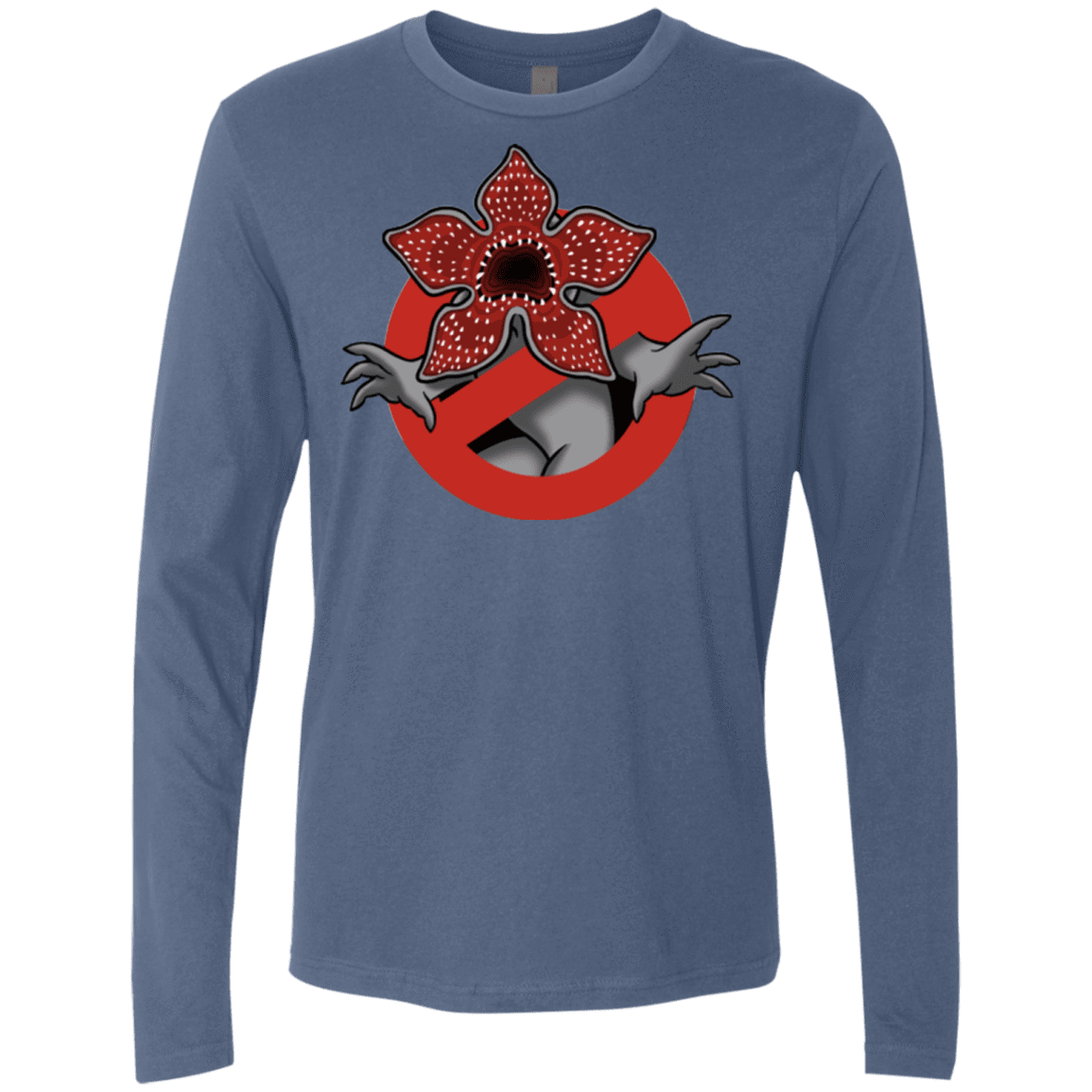 T-Shirts Indigo / Small D Busters Men's Premium Long Sleeve