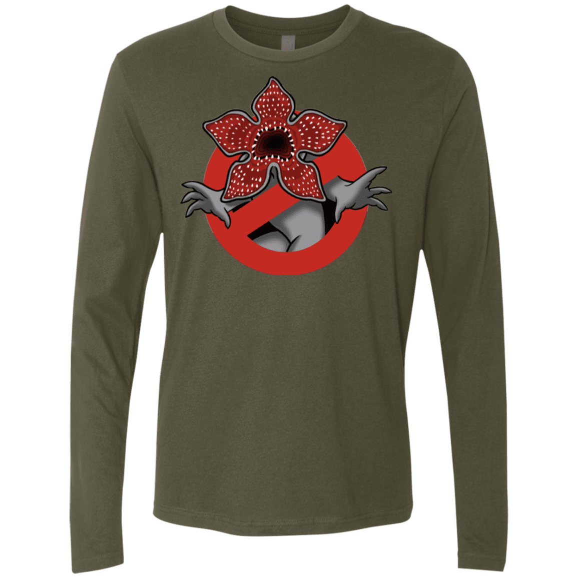 T-Shirts Military Green / Small D Busters Men's Premium Long Sleeve