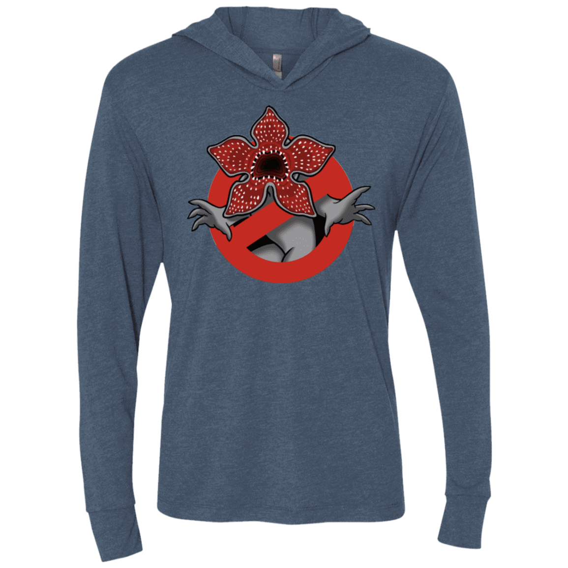 T-Shirts Indigo / X-Small D Busters Triblend Long Sleeve Hoodie Tee