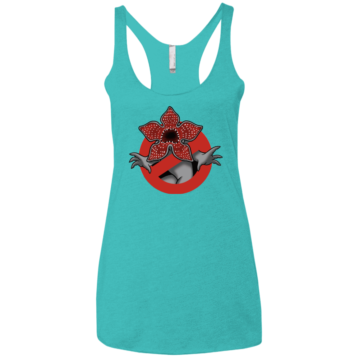 T-Shirts Tahiti Blue / X-Small D Busters Women's Triblend Racerback Tank