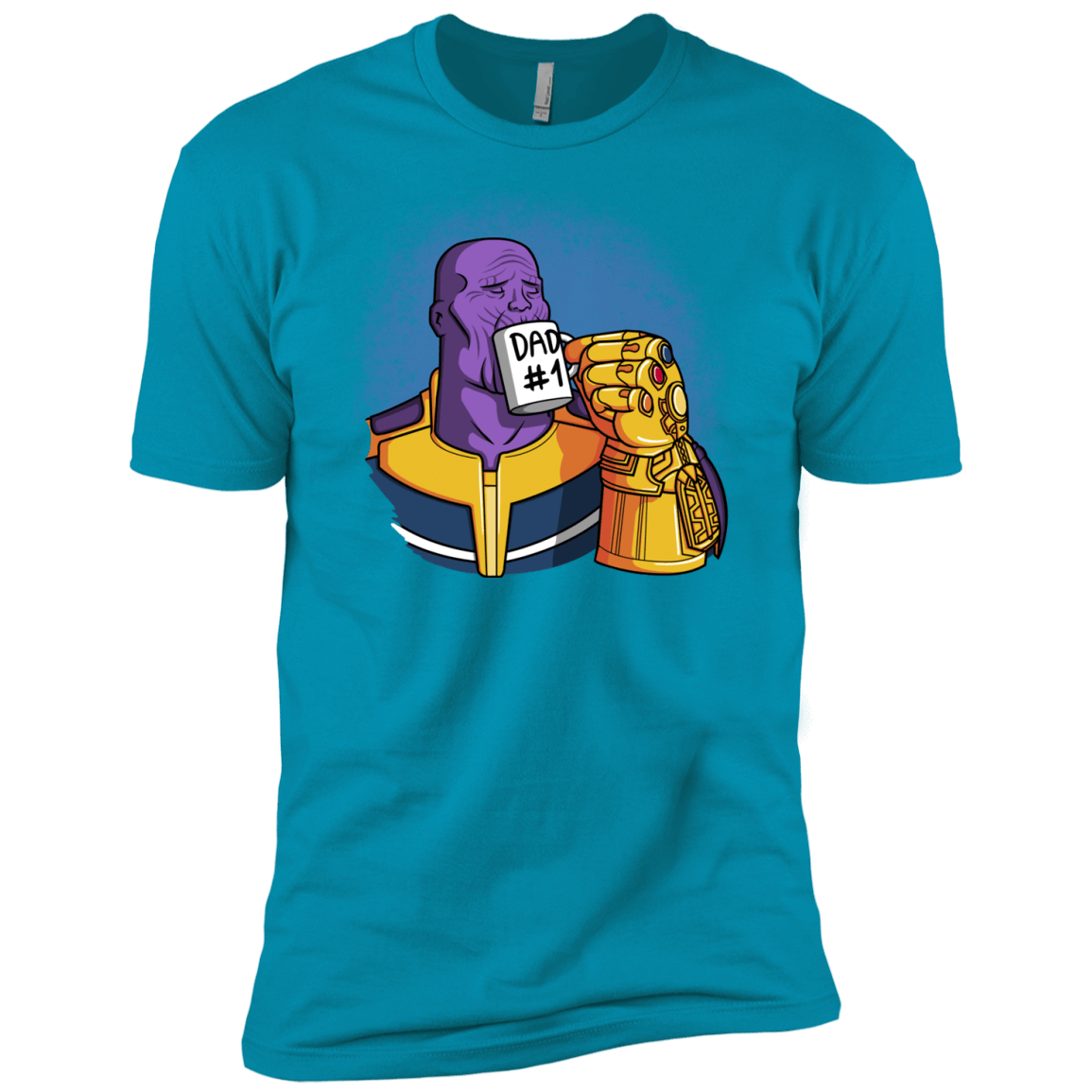 T-Shirts Turquoise / YXS Dad 1 Boys Premium T-Shirt