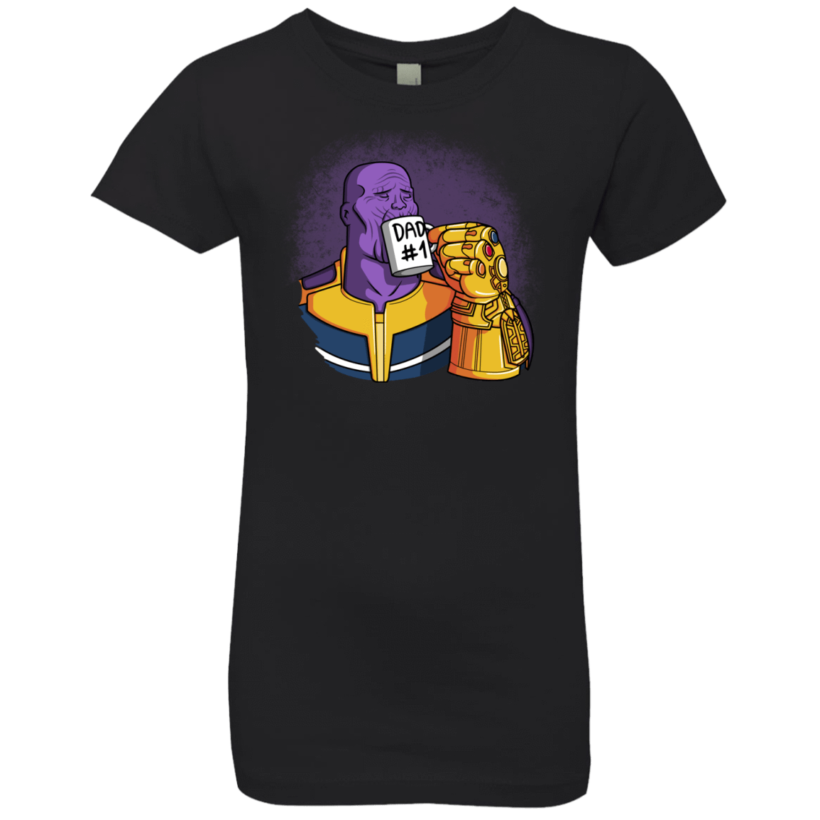 T-Shirts Black / YXS Dad 1 Girls Premium T-Shirt