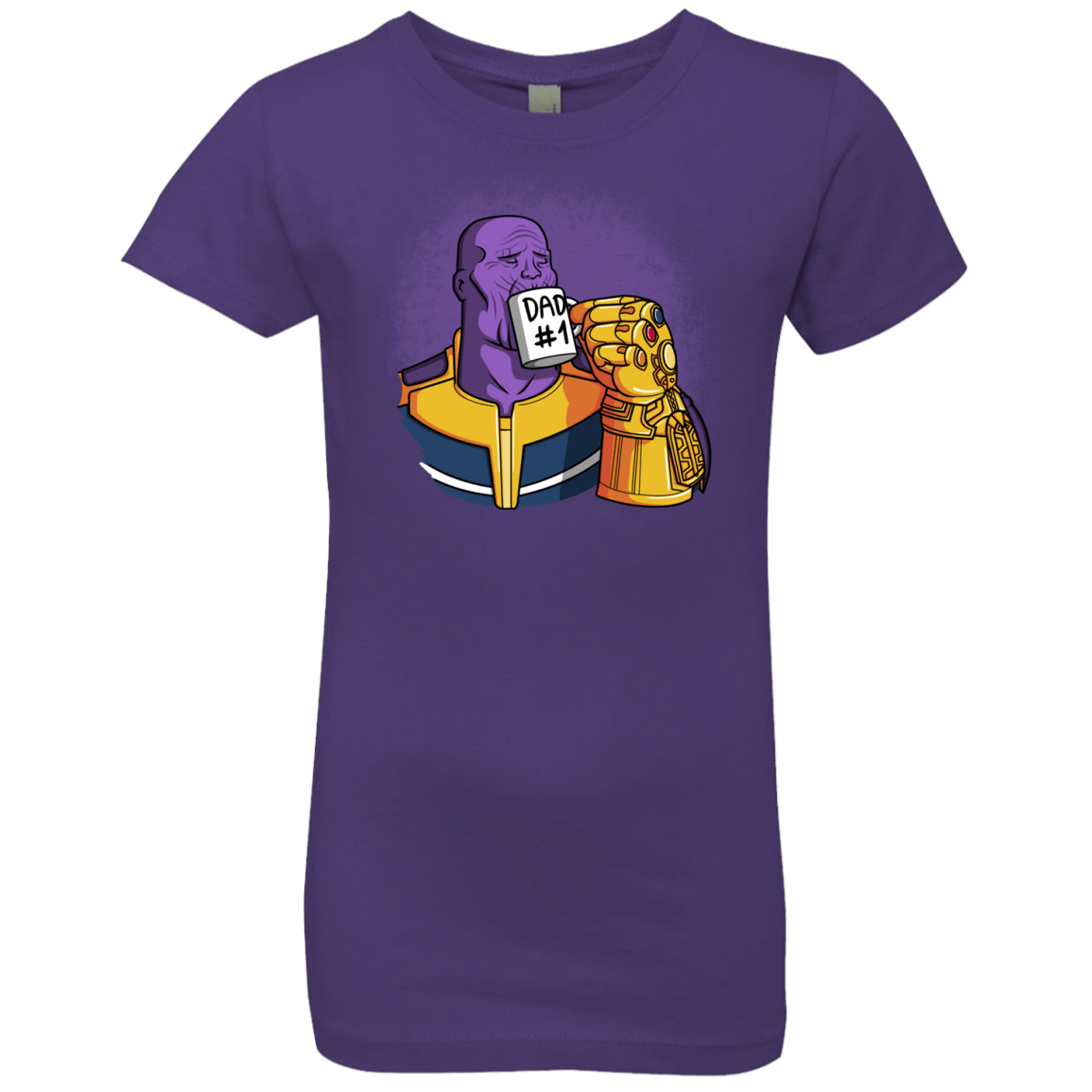 T-Shirts Purple Rush / YXS Dad 1 Girls Premium T-Shirt