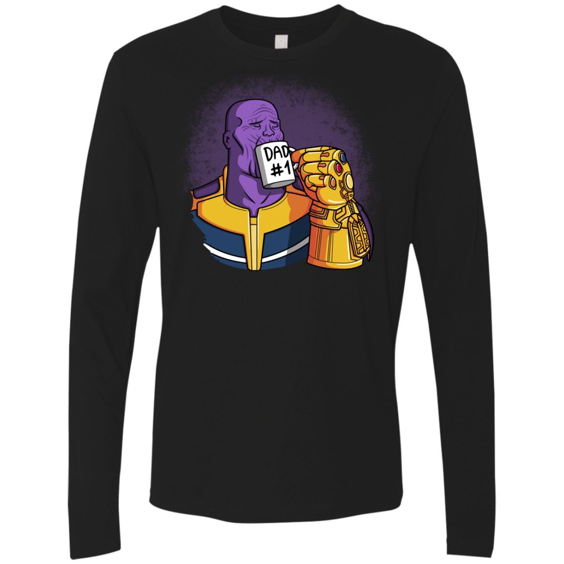 T-Shirts Black / S Dad 1 Men's Premium Long Sleeve