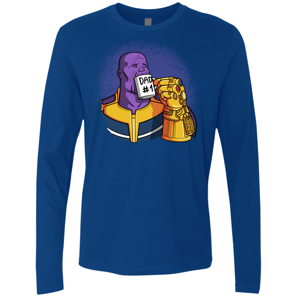 T-Shirts Royal / S Dad 1 Men's Premium Long Sleeve