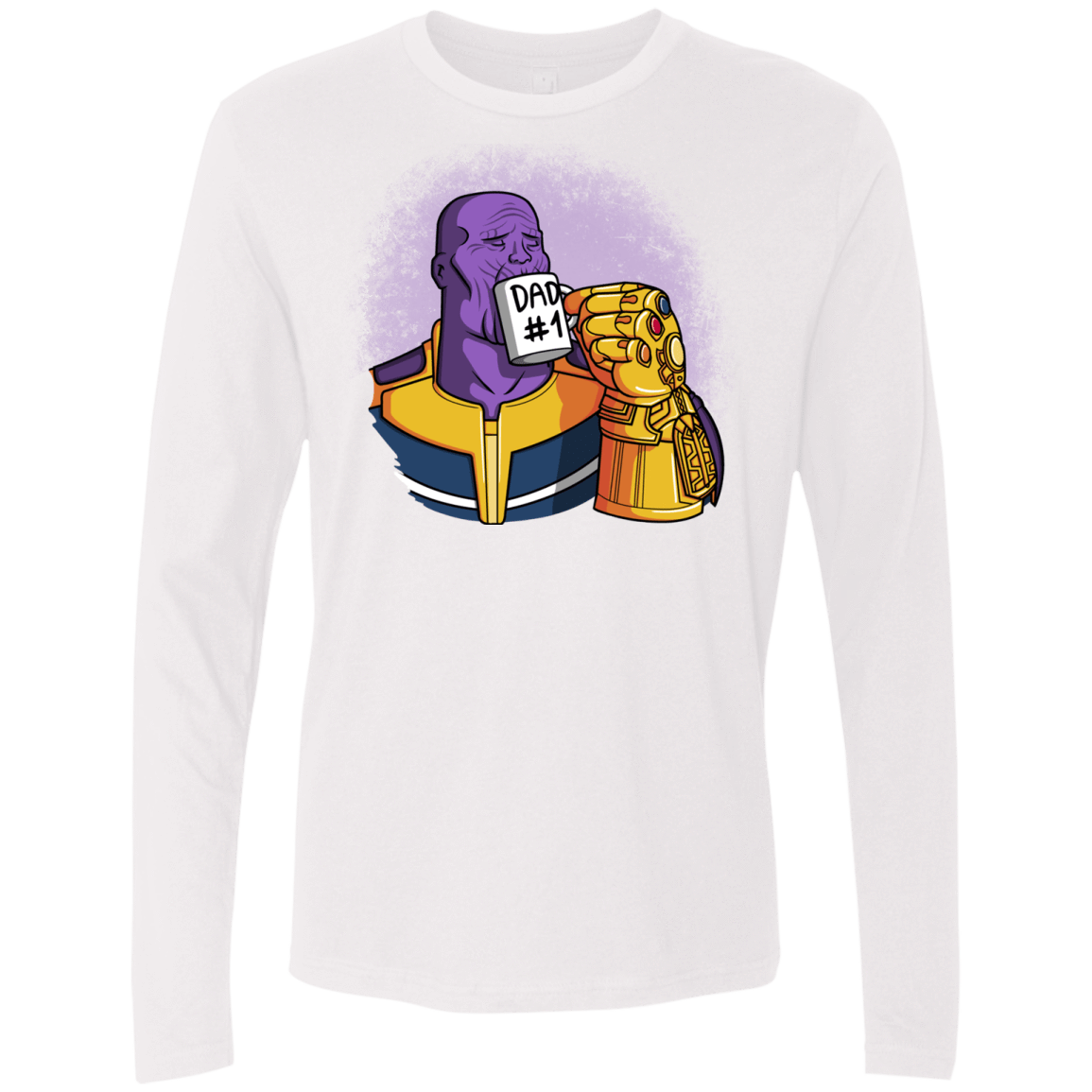 T-Shirts White / S Dad 1 Men's Premium Long Sleeve