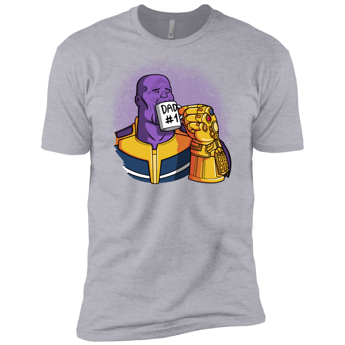 T-Shirts Heather Grey / X-Small Dad 1 Men's Premium T-Shirt