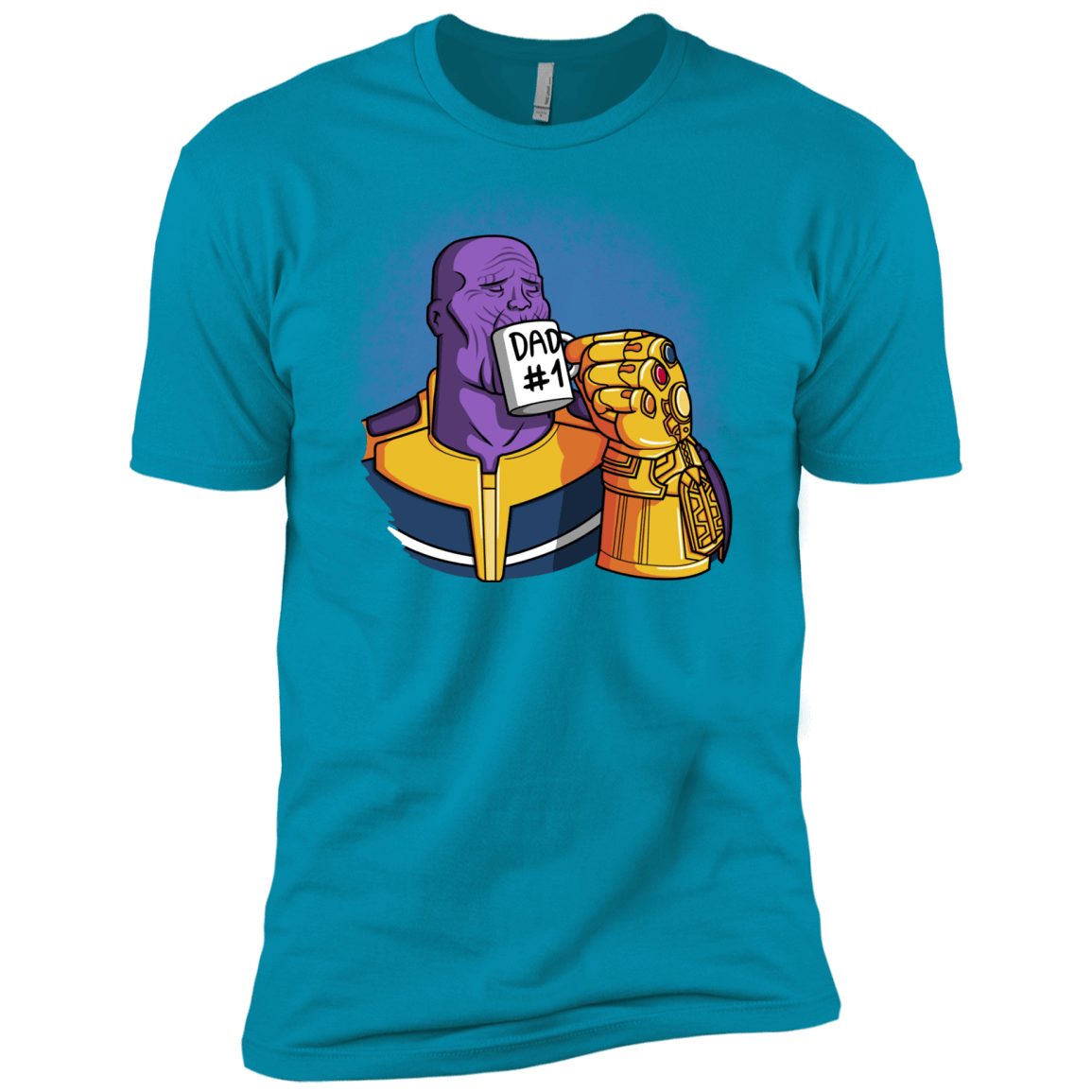 T-Shirts Turquoise / X-Small Dad 1 Men's Premium T-Shirt