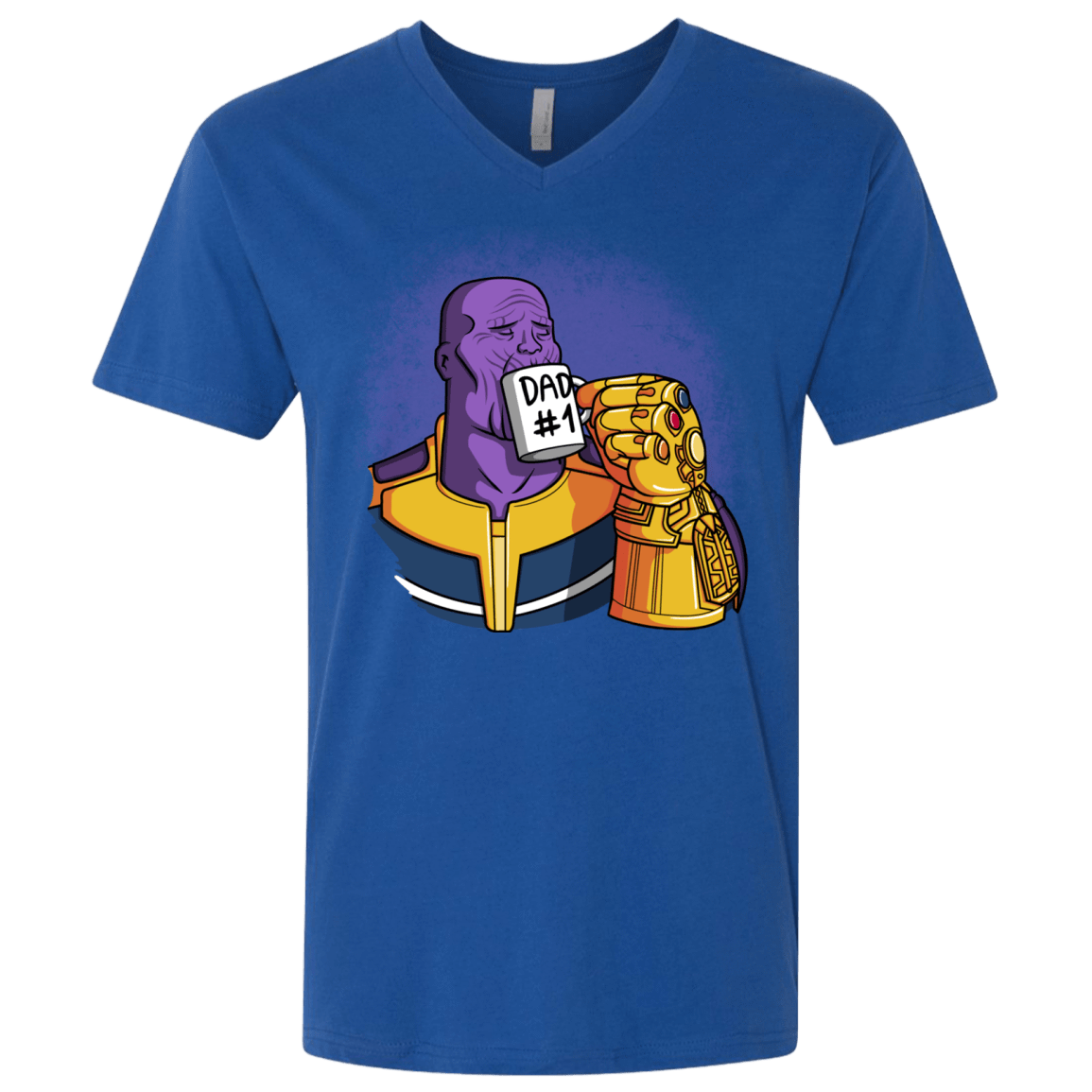 T-Shirts Royal / X-Small Dad 1 Men's Premium V-Neck
