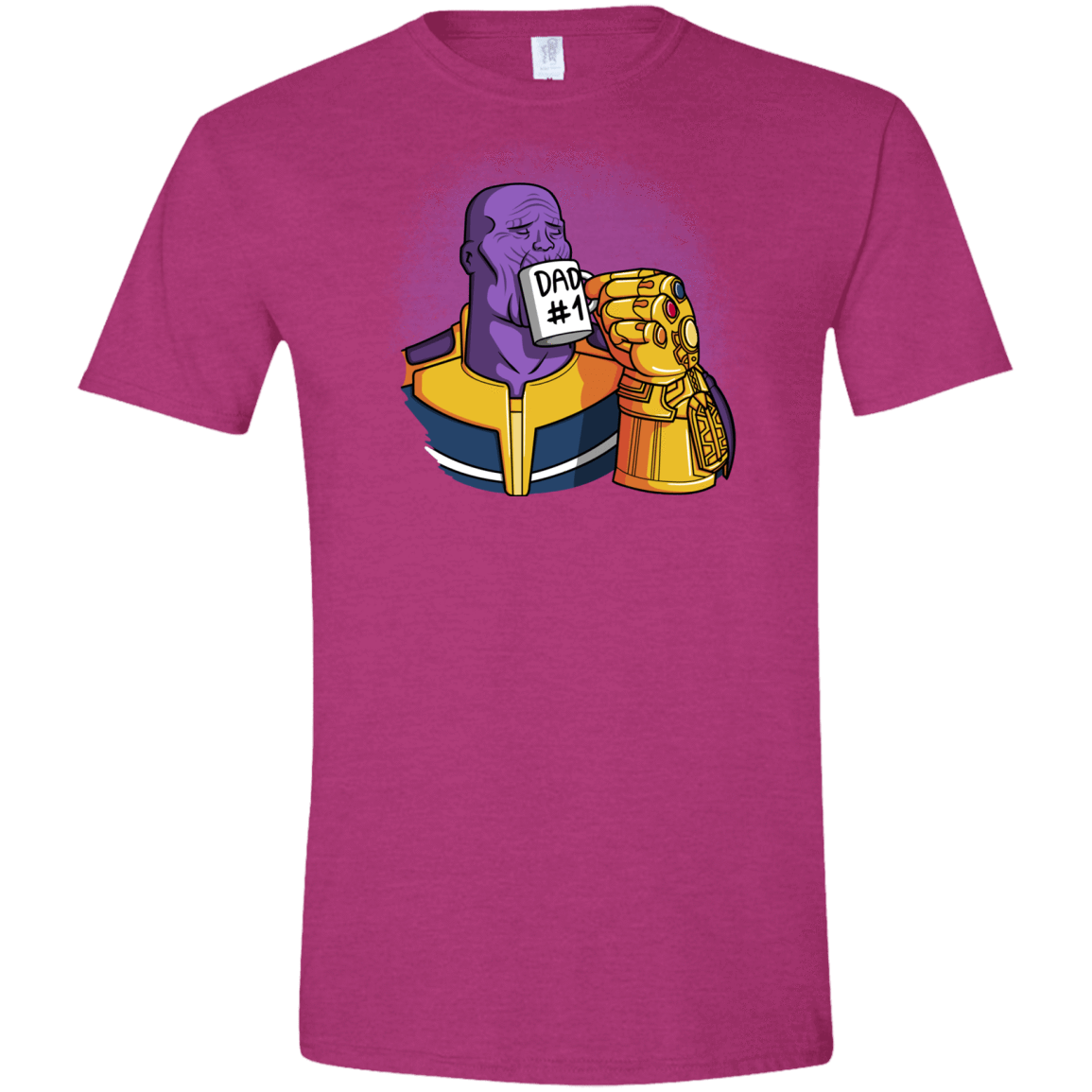 T-Shirts Antique Heliconia / S Dad 1 Men's Semi-Fitted Softstyle