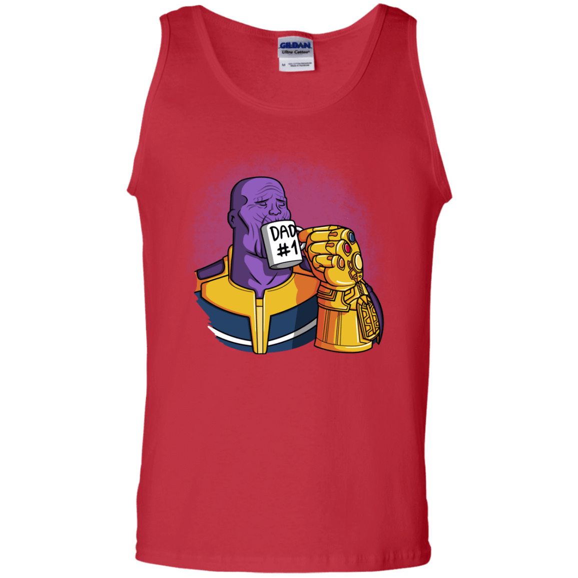 T-Shirts Red / S Dad 1 Men's Tank Top