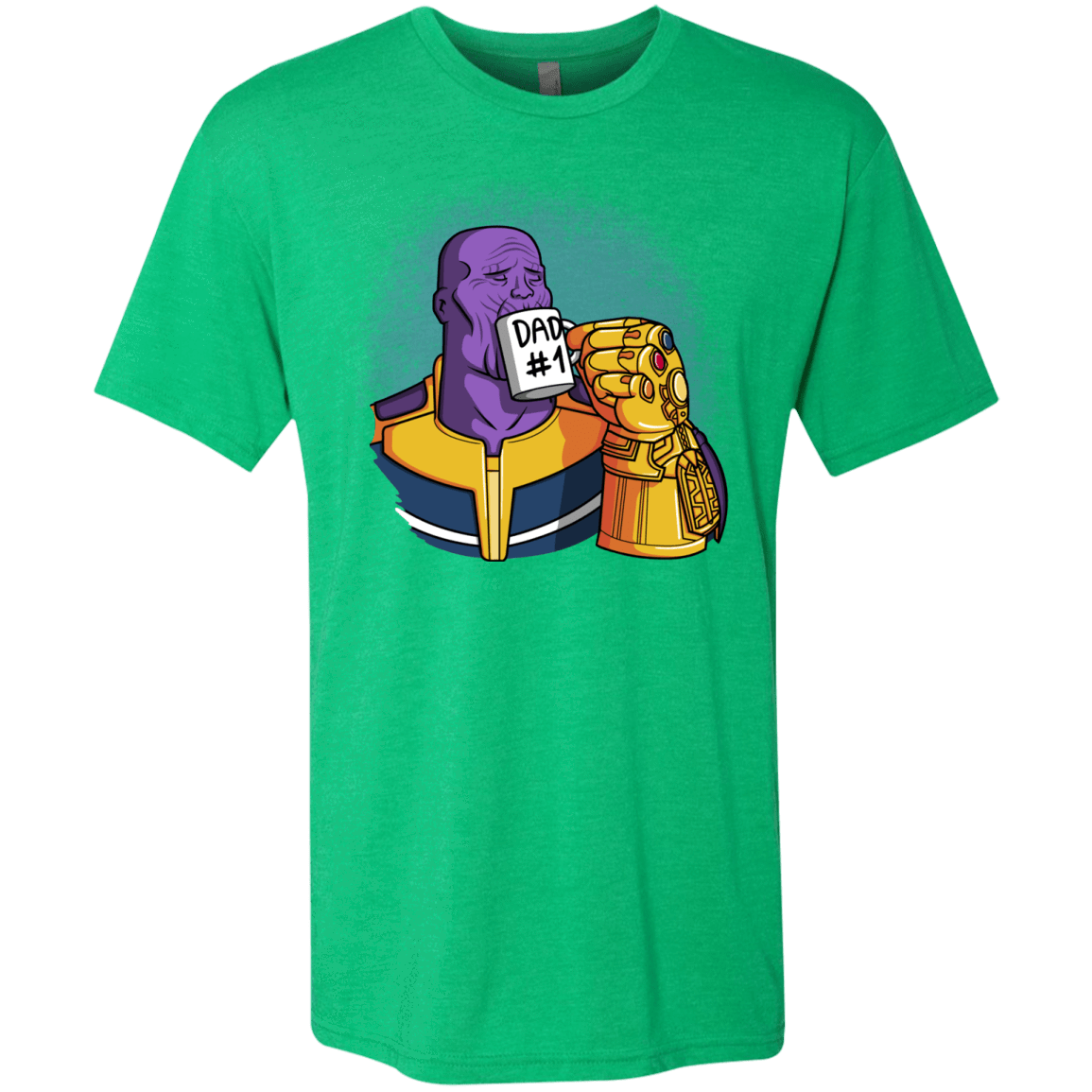 T-Shirts Envy / S Dad 1 Men's Triblend T-Shirt