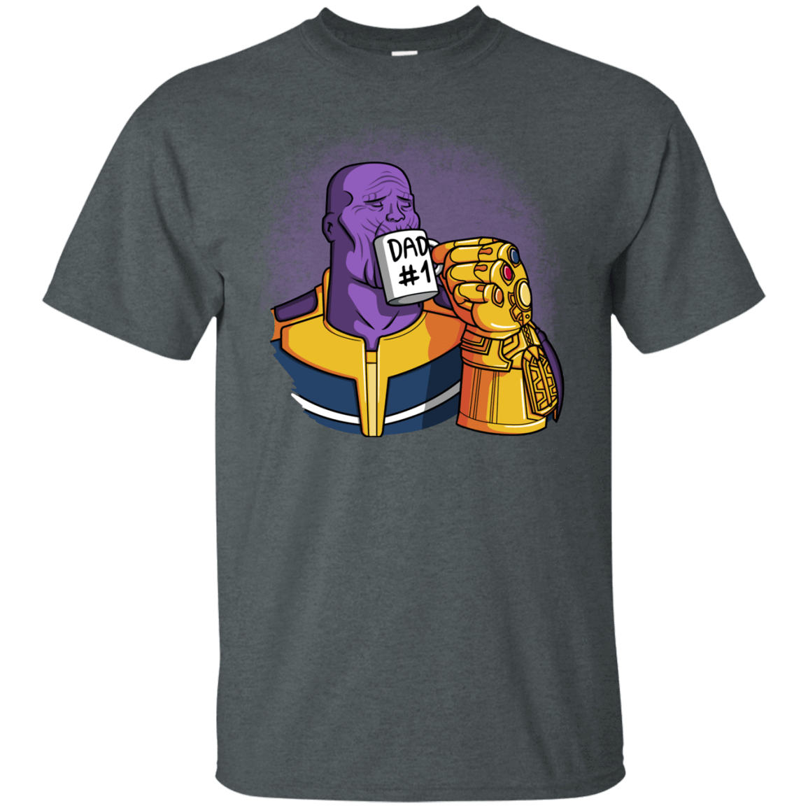 T-Shirts Dark Heather / S Dad 1 T-Shirt