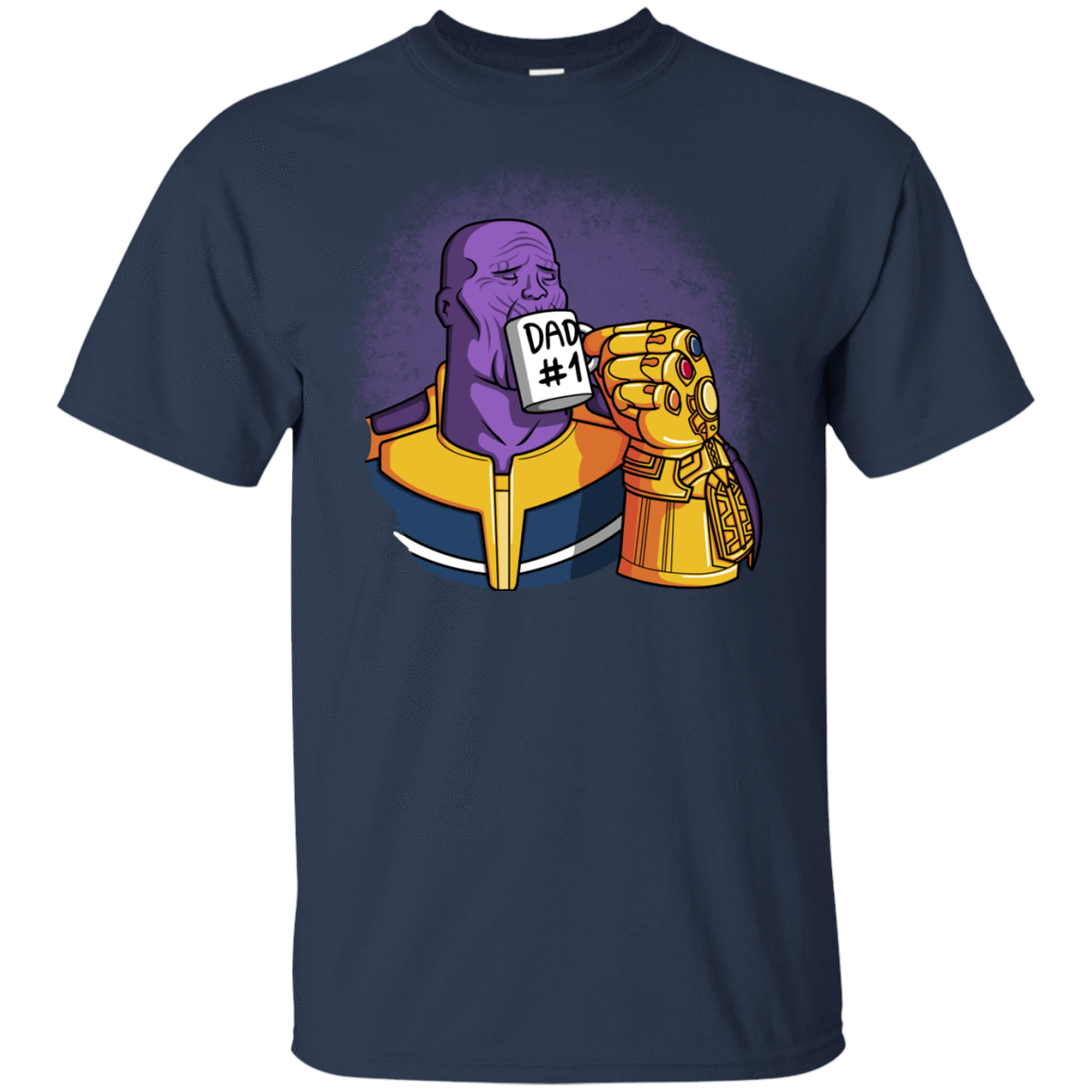 T-Shirts Navy / S Dad 1 T-Shirt