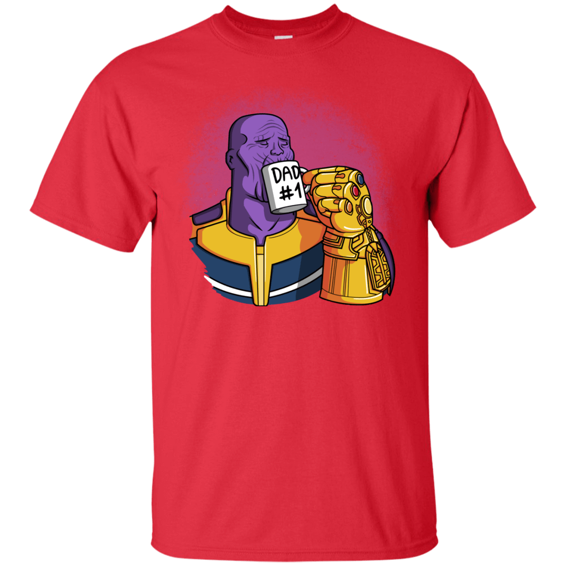 T-Shirts Red / S Dad 1 T-Shirt