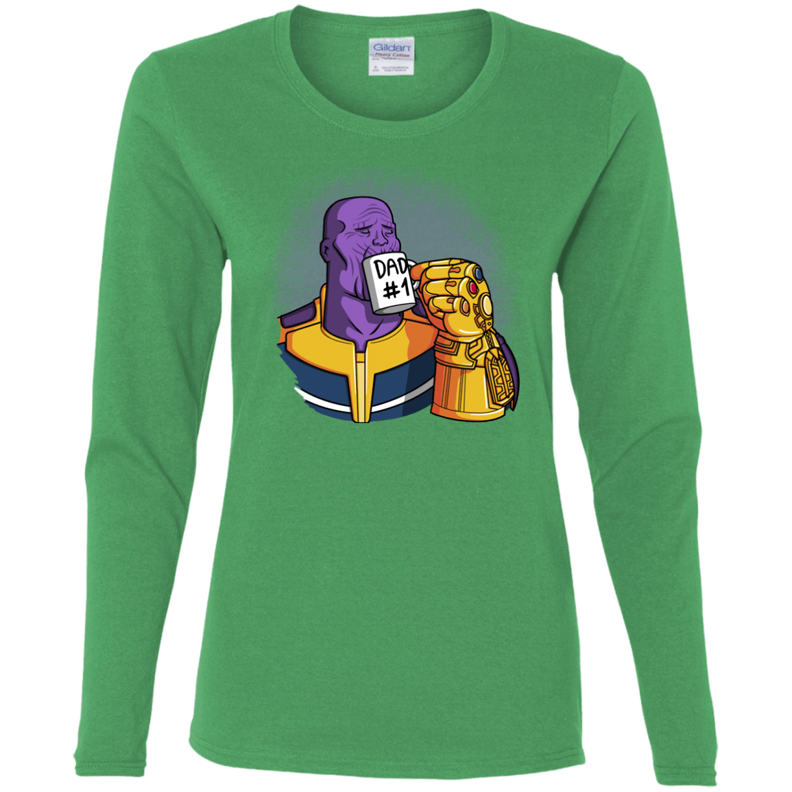 T-Shirts Irish Green / S Dad 1 Women's Long Sleeve T-Shirt