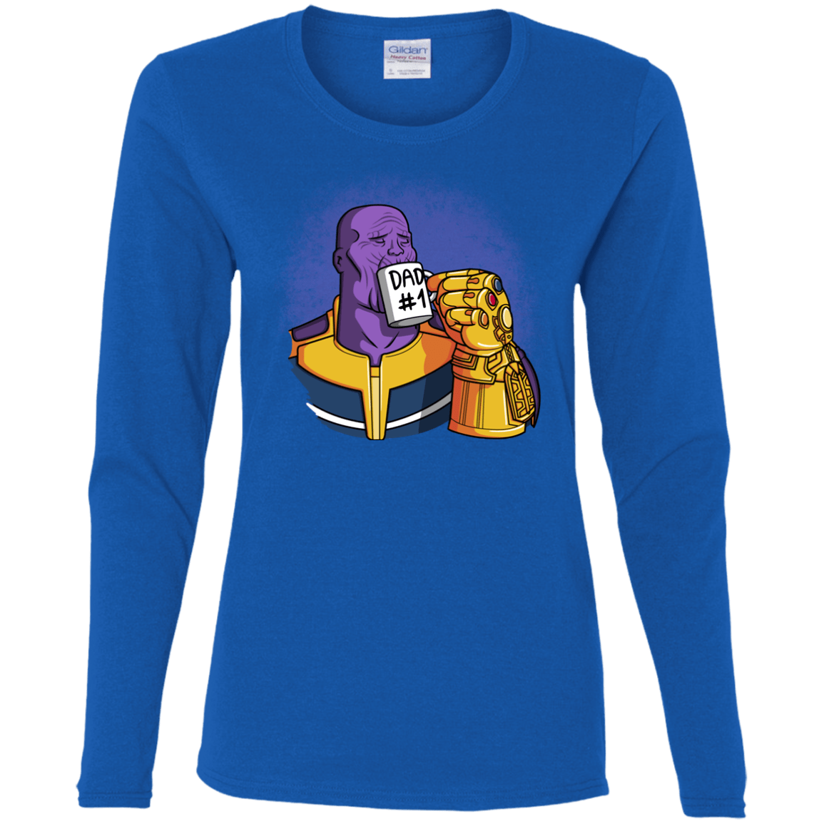 T-Shirts Royal / S Dad 1 Women's Long Sleeve T-Shirt