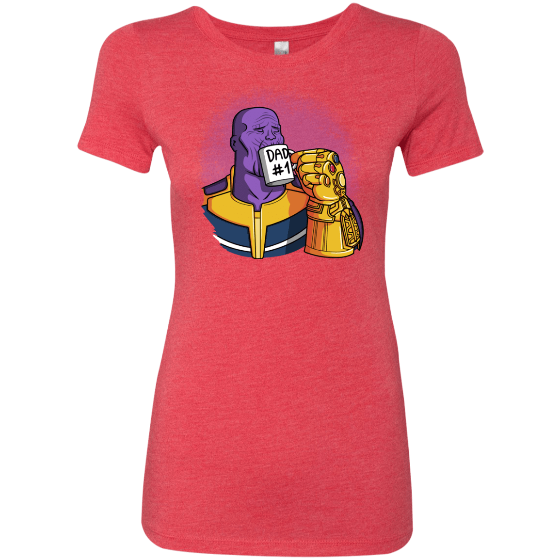 T-Shirts Vintage Red / S Dad 1 Women's Triblend T-Shirt