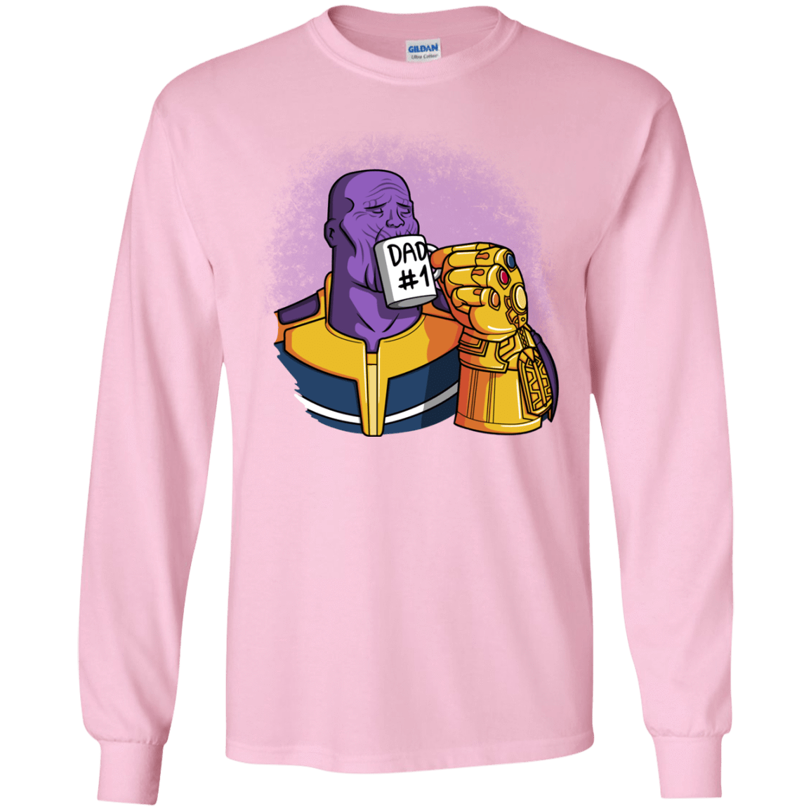 T-Shirts Light Pink / YS Dad 1 Youth Long Sleeve T-Shirt