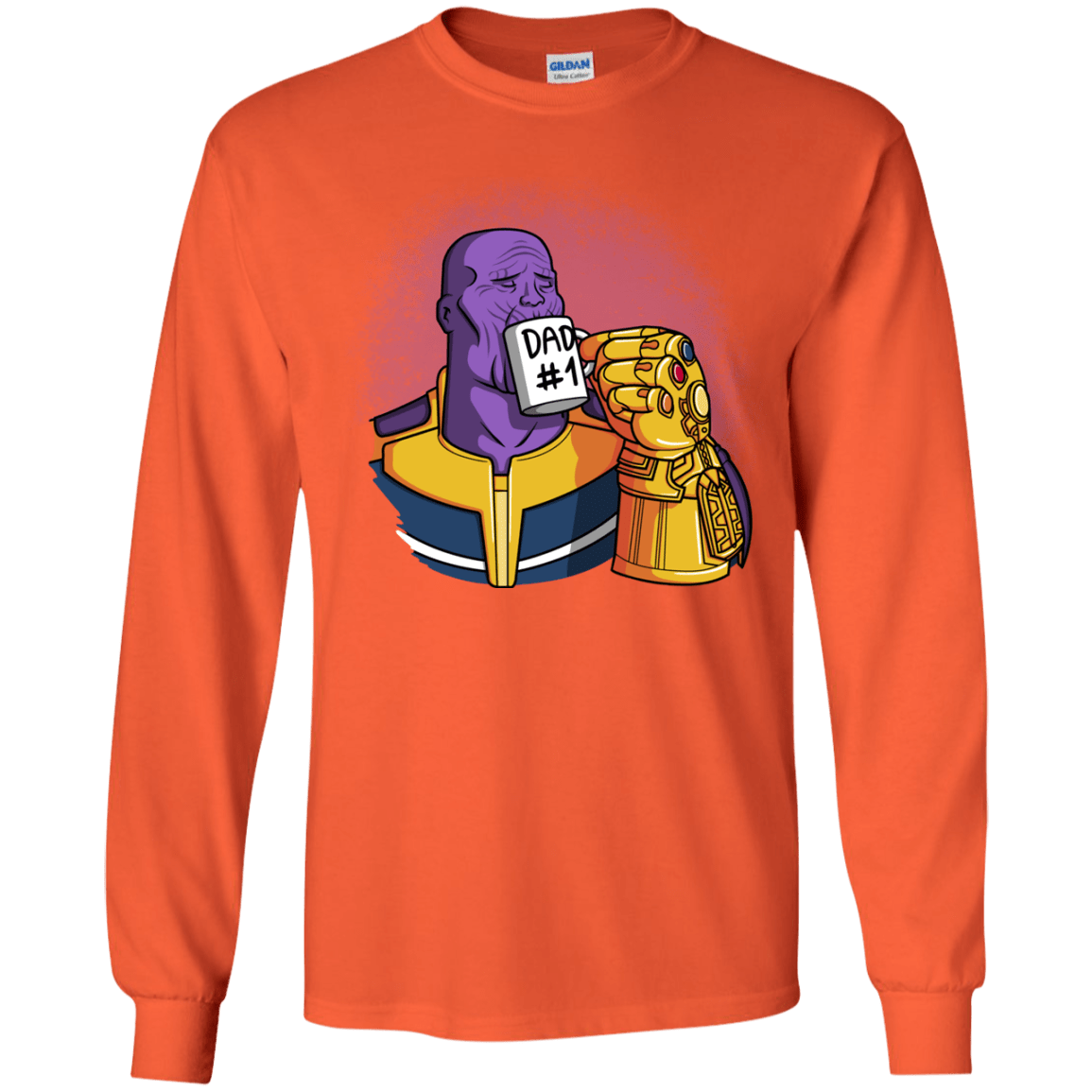 T-Shirts Orange / YS Dad 1 Youth Long Sleeve T-Shirt