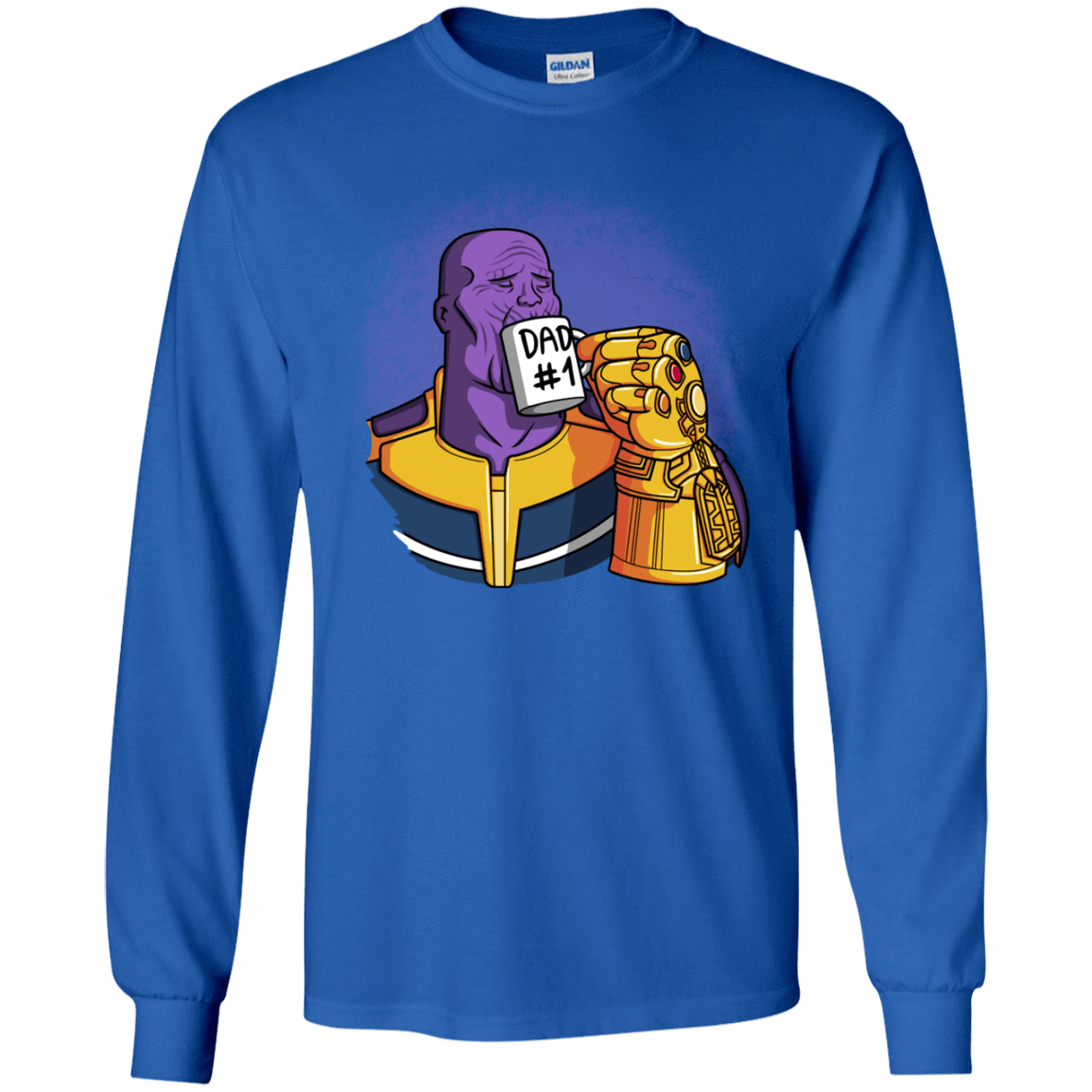 T-Shirts Royal / YS Dad 1 Youth Long Sleeve T-Shirt