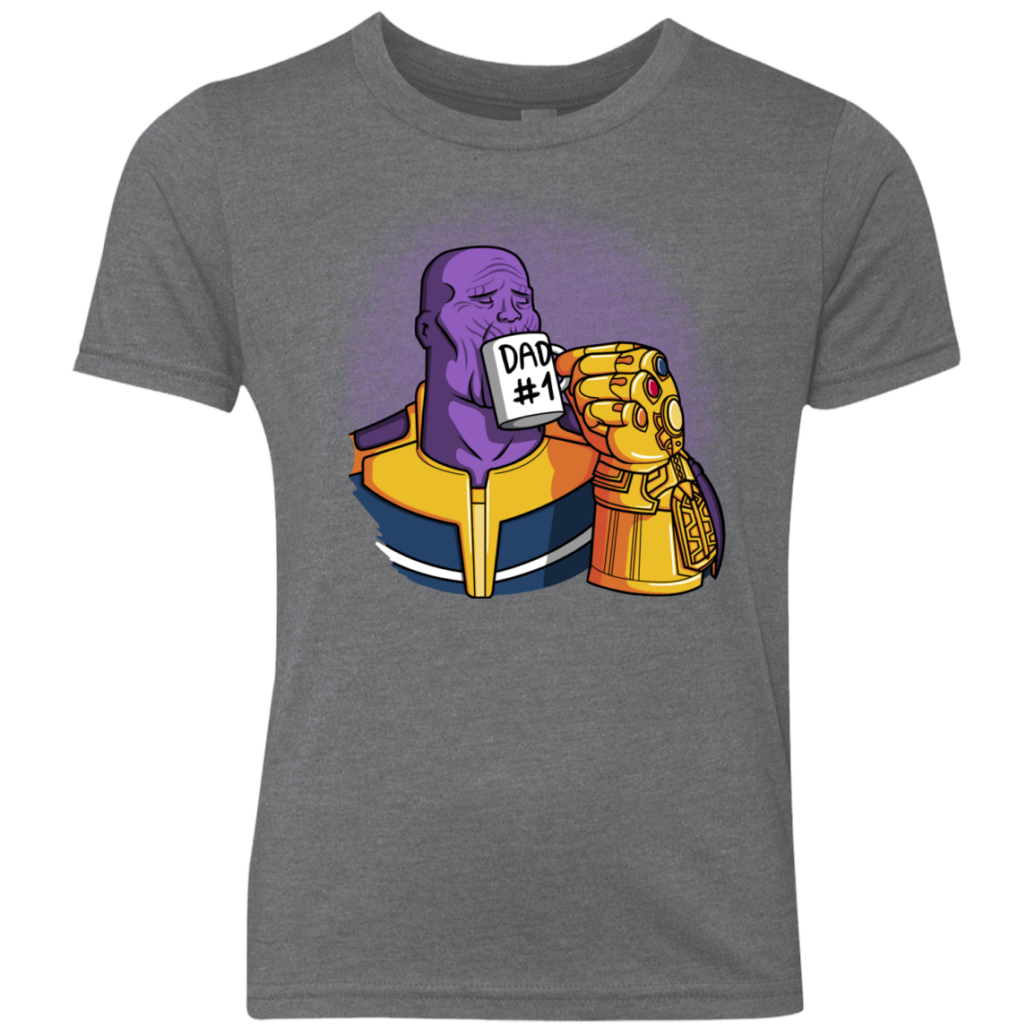 T-Shirts Premium Heather / YXS Dad 1 Youth Triblend T-Shirt