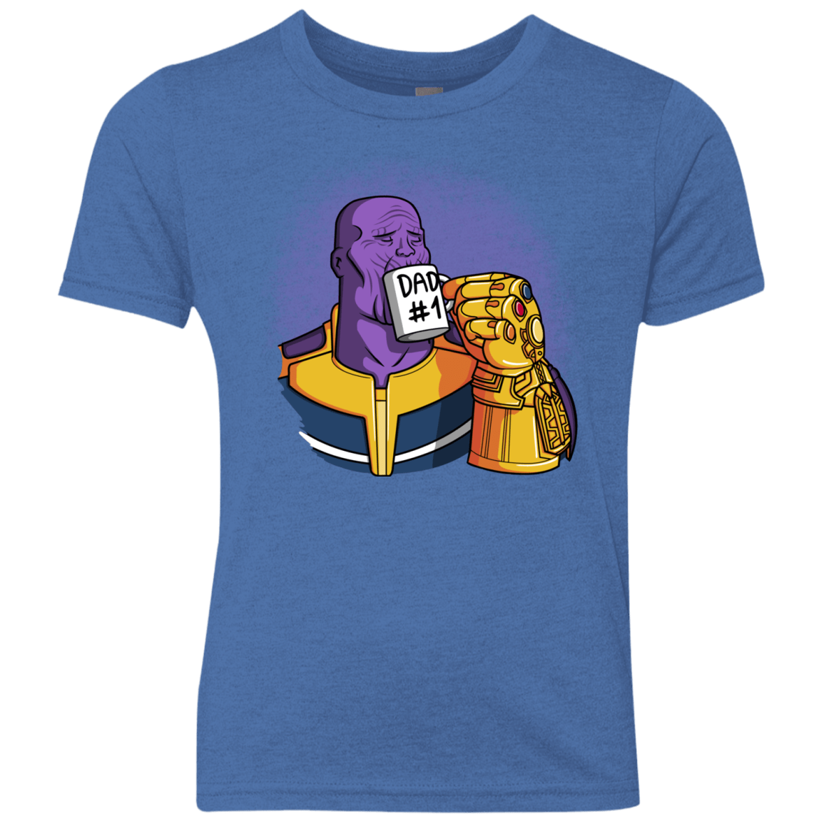 T-Shirts Vintage Royal / YXS Dad 1 Youth Triblend T-Shirt