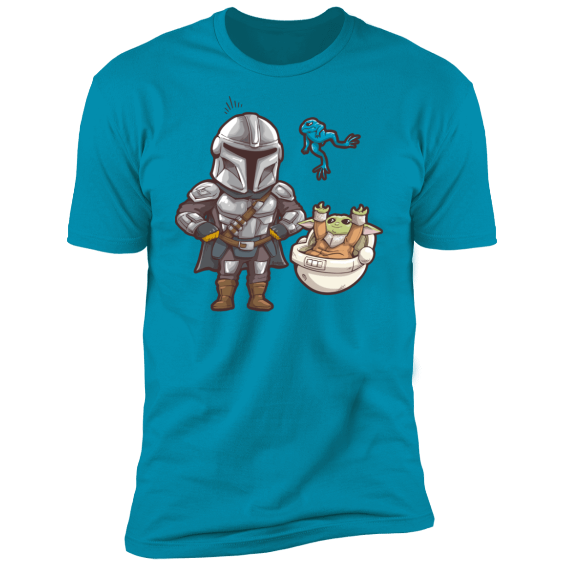 T-Shirts Turquoise / S Daddy Mando Men's Premium T-Shirt