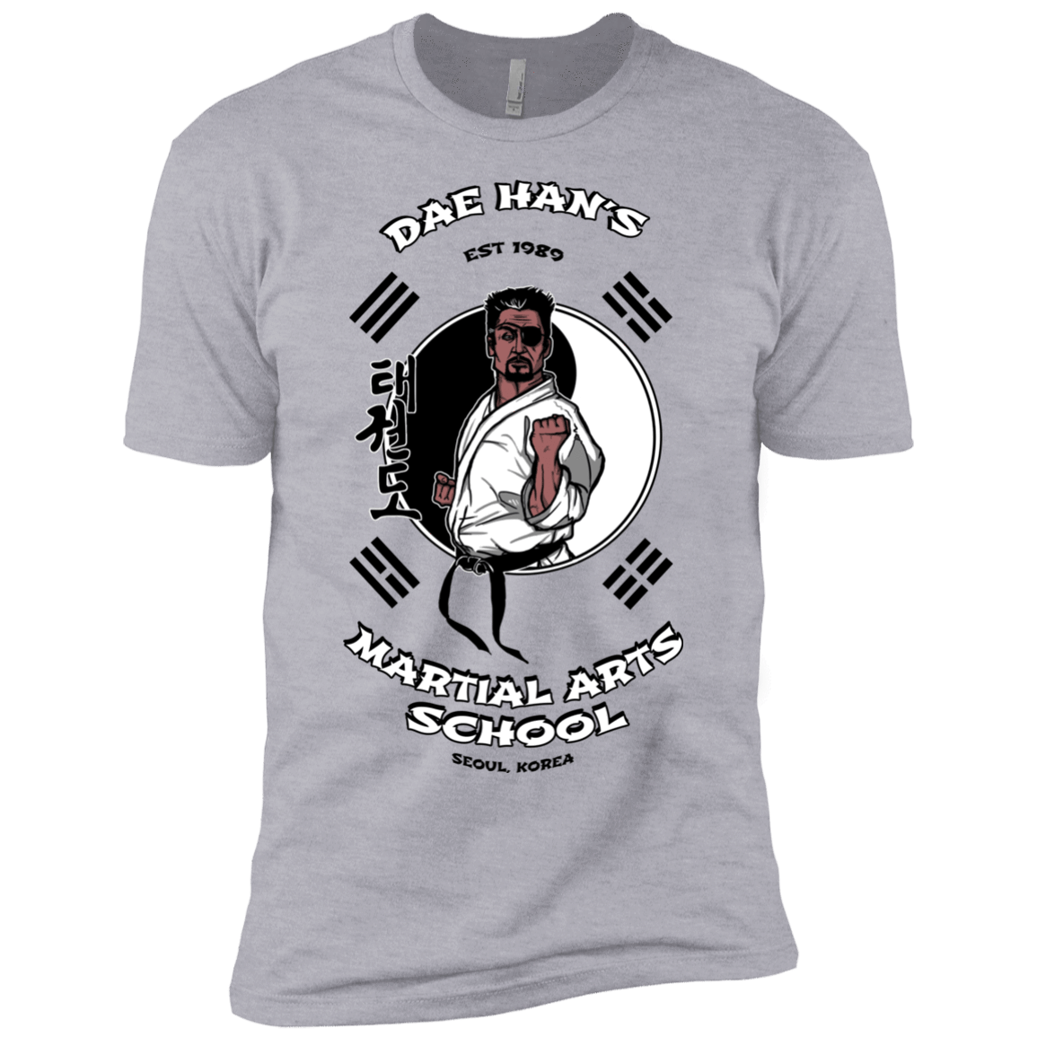T-Shirts Heather Grey / YXS Dae Hans Martial Arts Boys Premium T-Shirt