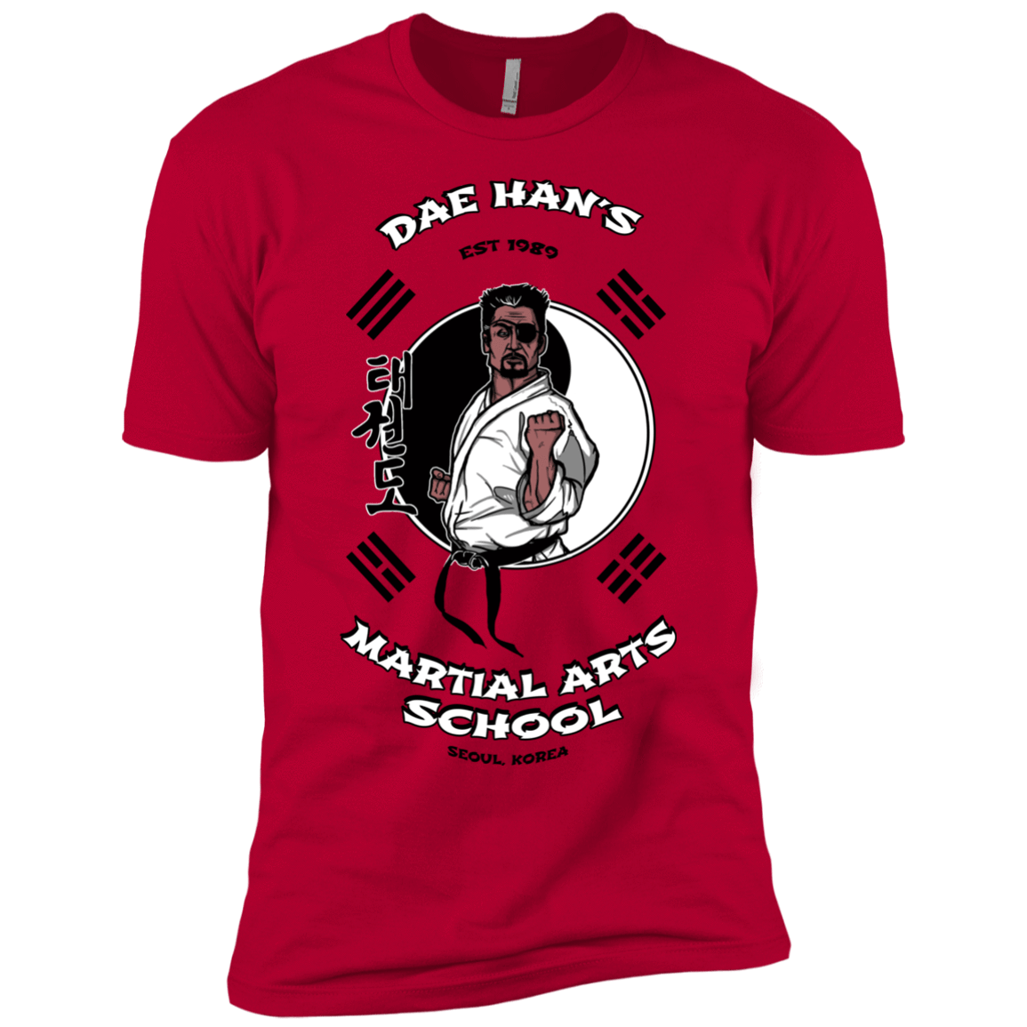 T-Shirts Red / YXS Dae Hans Martial Arts Boys Premium T-Shirt