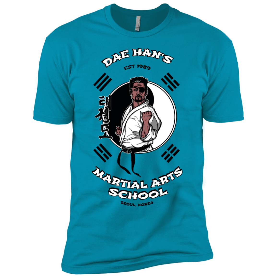 T-Shirts Turquoise / YXS Dae Hans Martial Arts Boys Premium T-Shirt