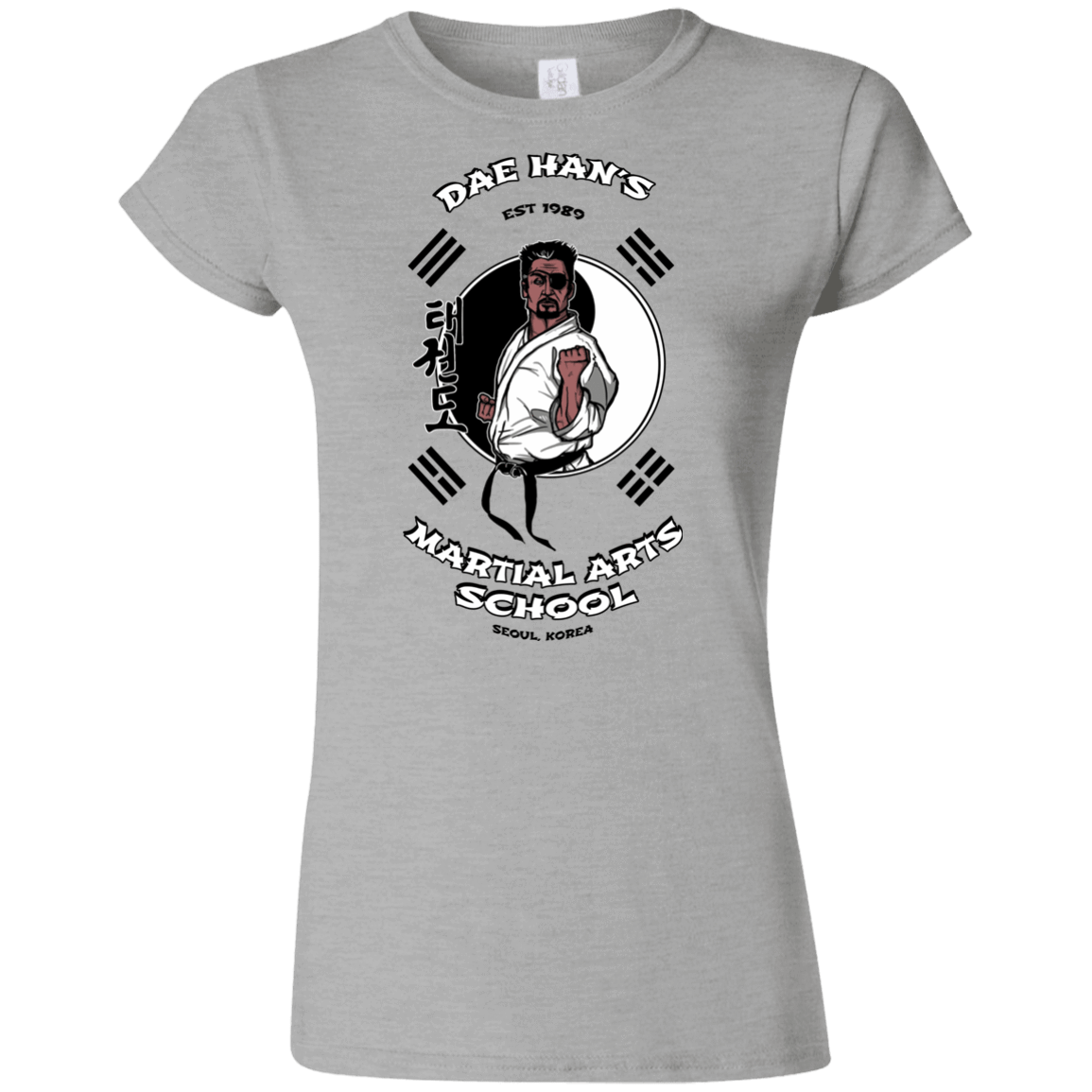T-Shirts Sport Grey / S Dae Hans Martial Arts Junior Slimmer-Fit T-Shirt