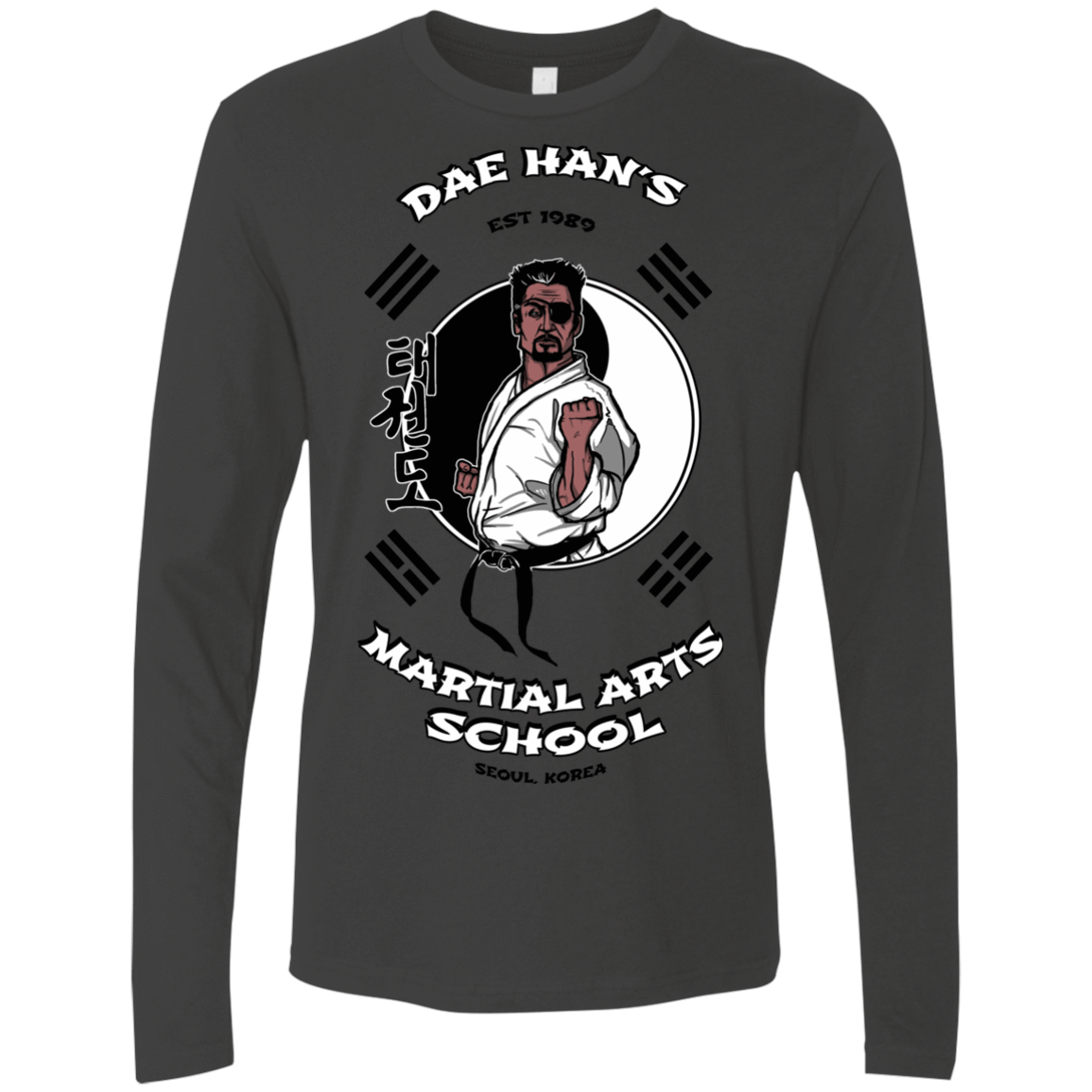 T-Shirts Heavy Metal / S Dae Hans Martial Arts Men's Premium Long Sleeve