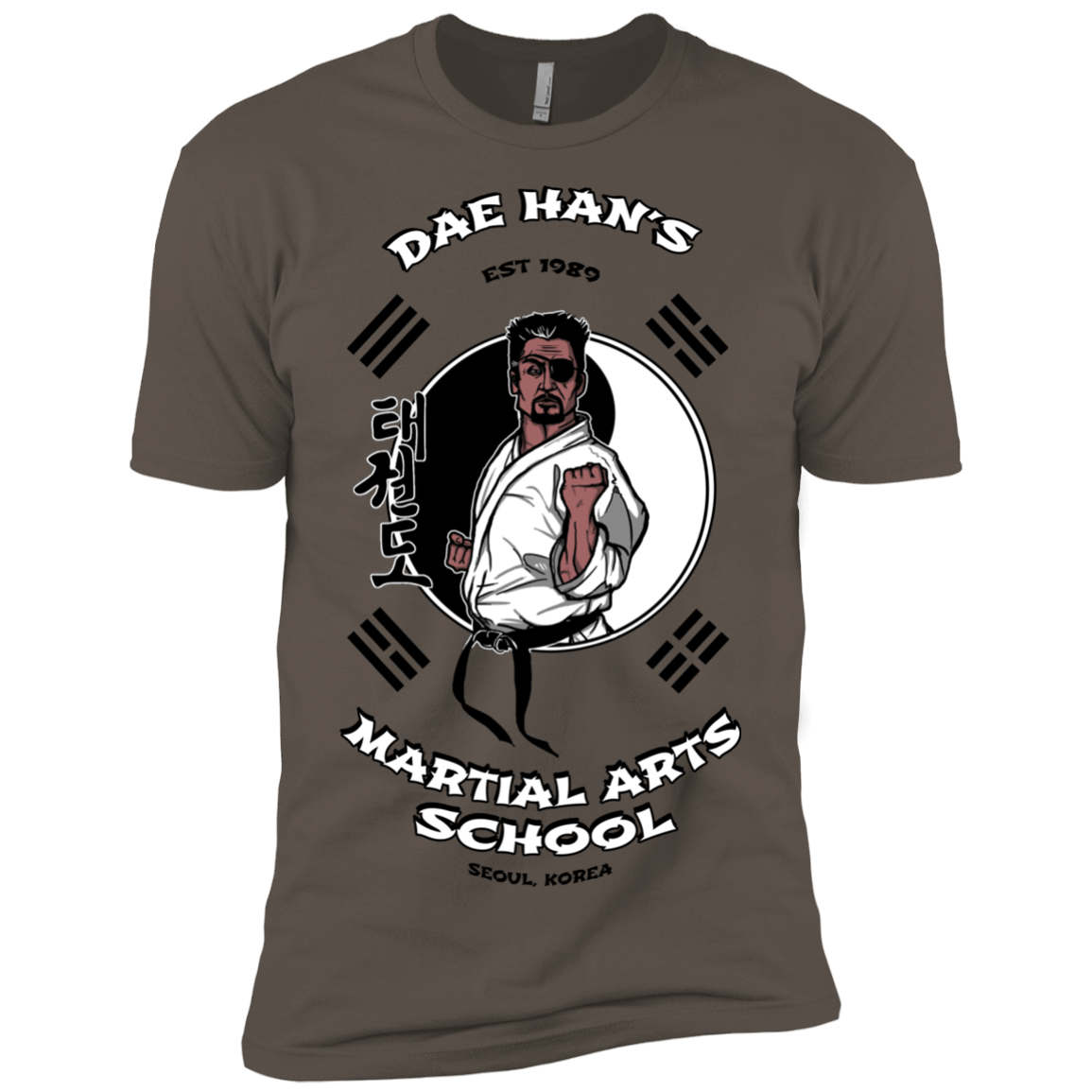 T-Shirts Warm Grey / X-Small Dae Hans Martial Arts Men's Premium T-Shirt