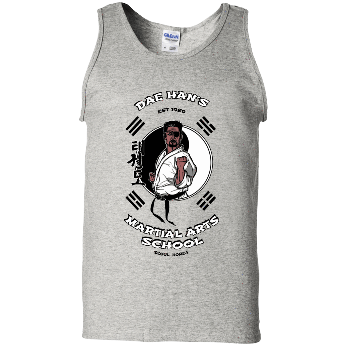 T-Shirts Ash / S Dae Hans Martial Arts Men's Tank Top