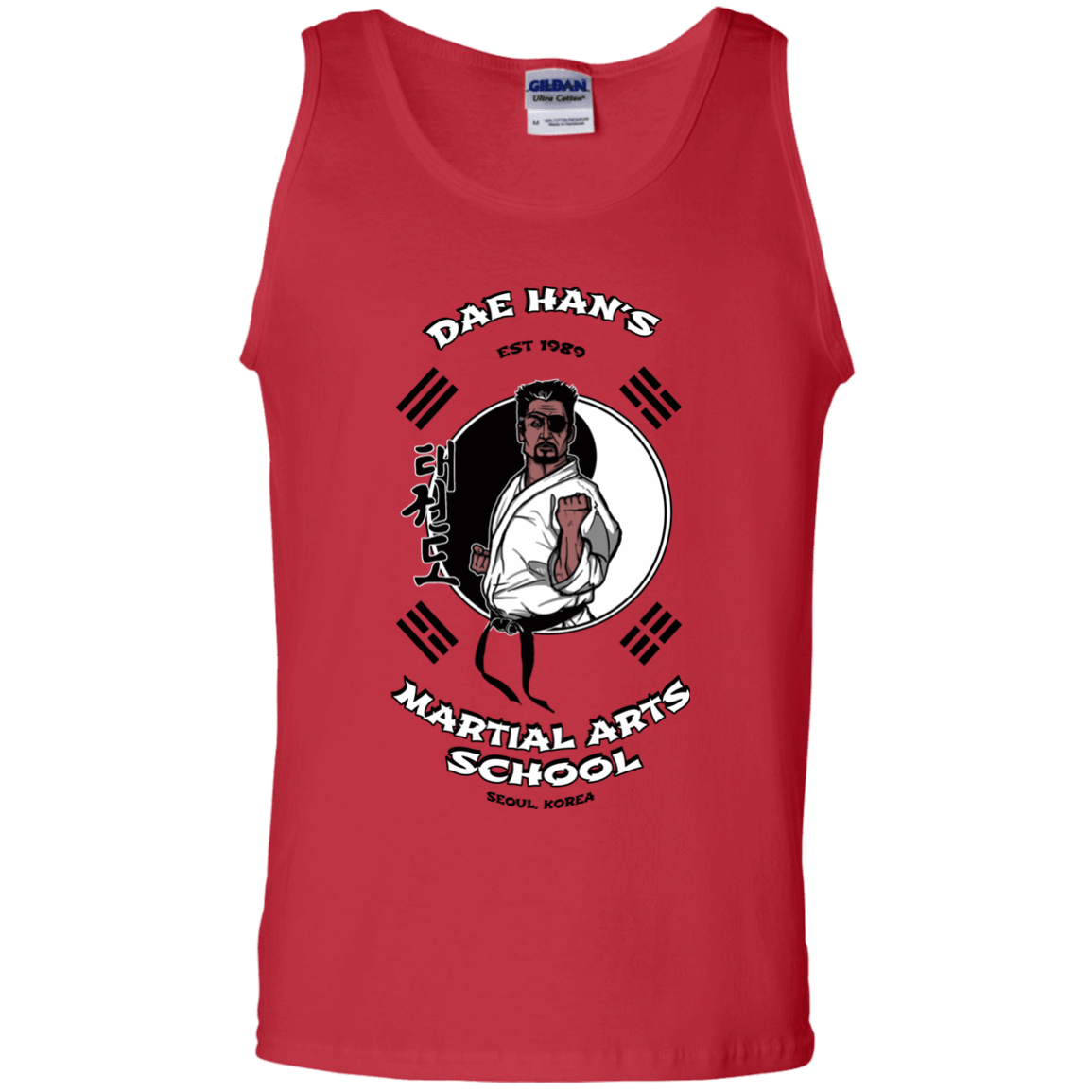 T-Shirts Red / S Dae Hans Martial Arts Men's Tank Top