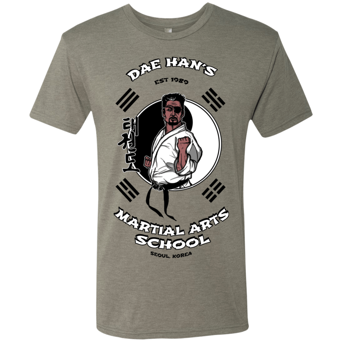 T-Shirts Venetian Grey / S Dae Hans Martial Arts Men's Triblend T-Shirt