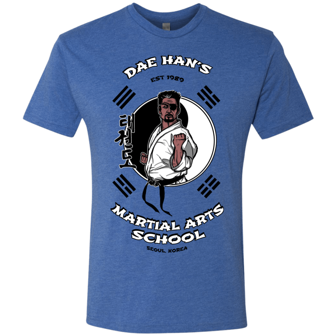 T-Shirts Vintage Royal / S Dae Hans Martial Arts Men's Triblend T-Shirt