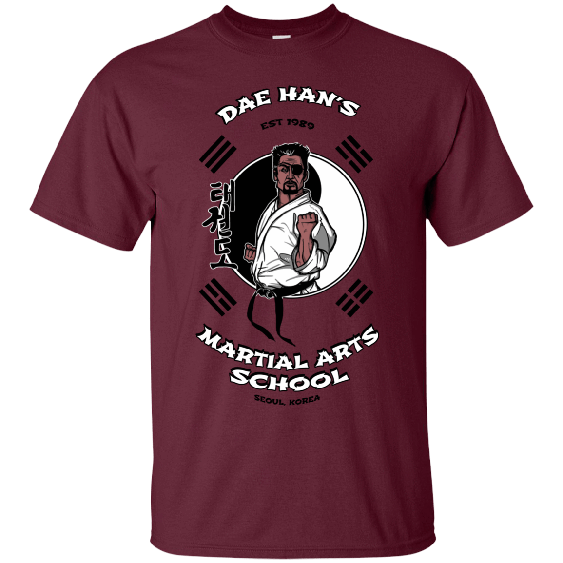 T-Shirts Maroon / S Dae Hans Martial Arts T-Shirt