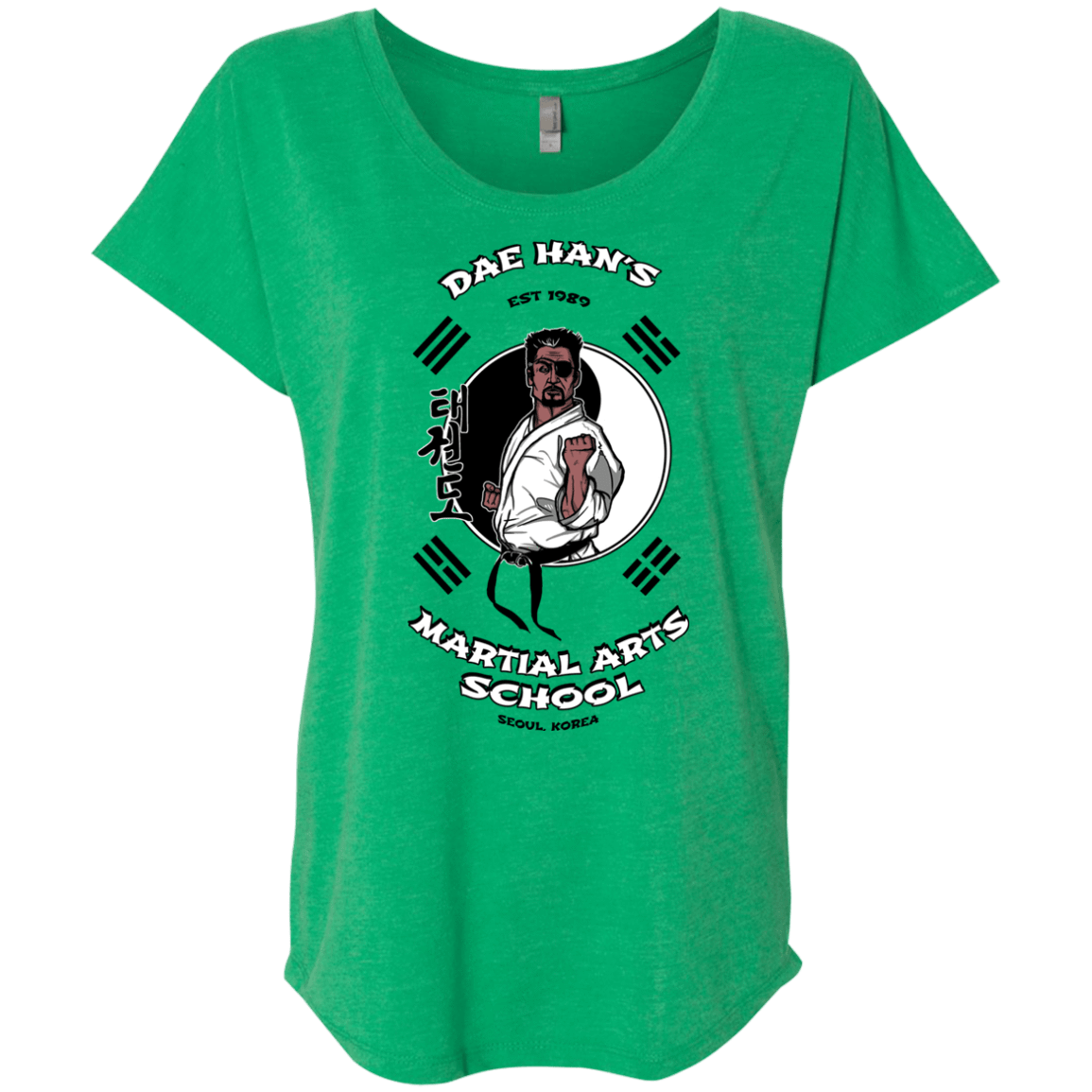 T-Shirts Envy / X-Small Dae Hans Martial Arts Triblend Dolman Sleeve