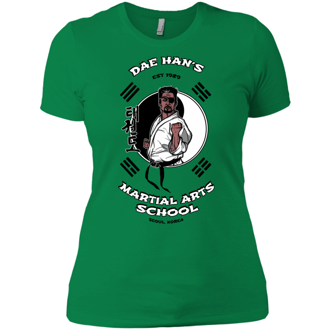 T-Shirts Kelly Green / X-Small Dae Hans Martial Arts Women's Premium T-Shirt