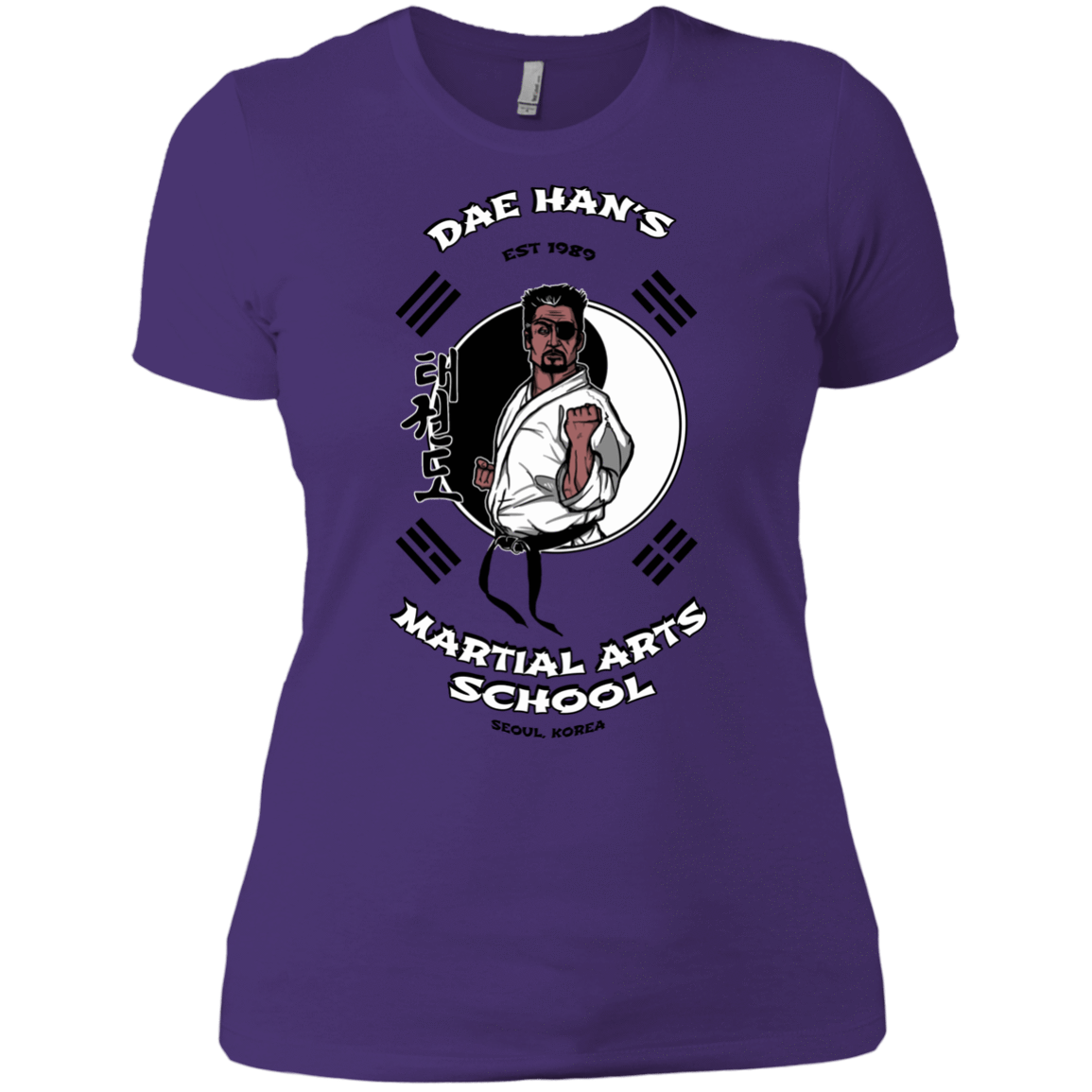 T-Shirts Purple Rush/ / X-Small Dae Hans Martial Arts Women's Premium T-Shirt
