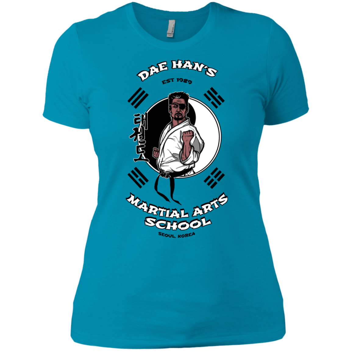 T-Shirts Turquoise / X-Small Dae Hans Martial Arts Women's Premium T-Shirt