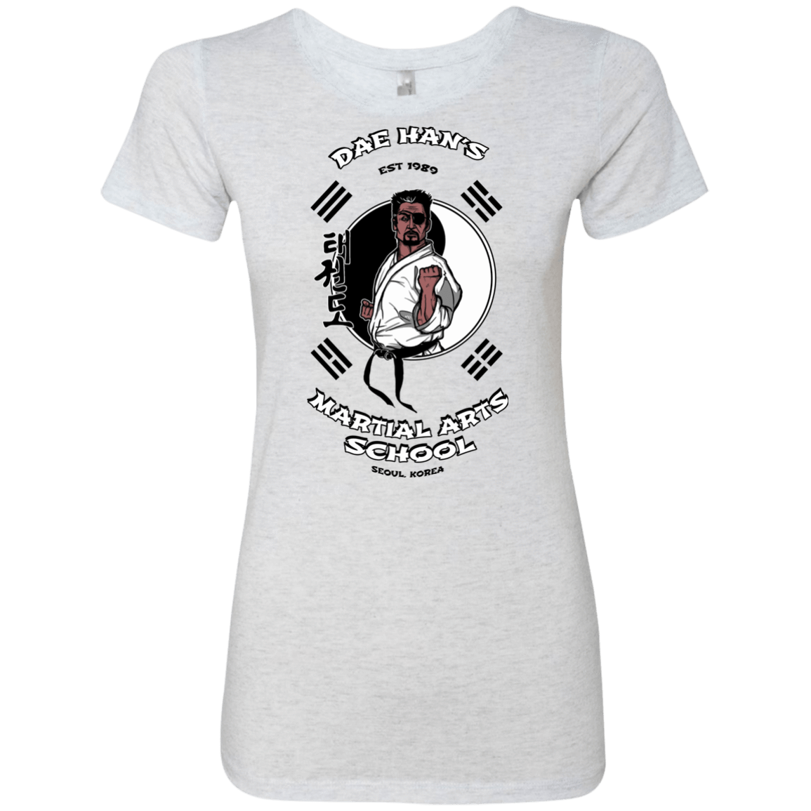 T-Shirts Heather White / S Dae Hans Martial Arts Women's Triblend T-Shirt