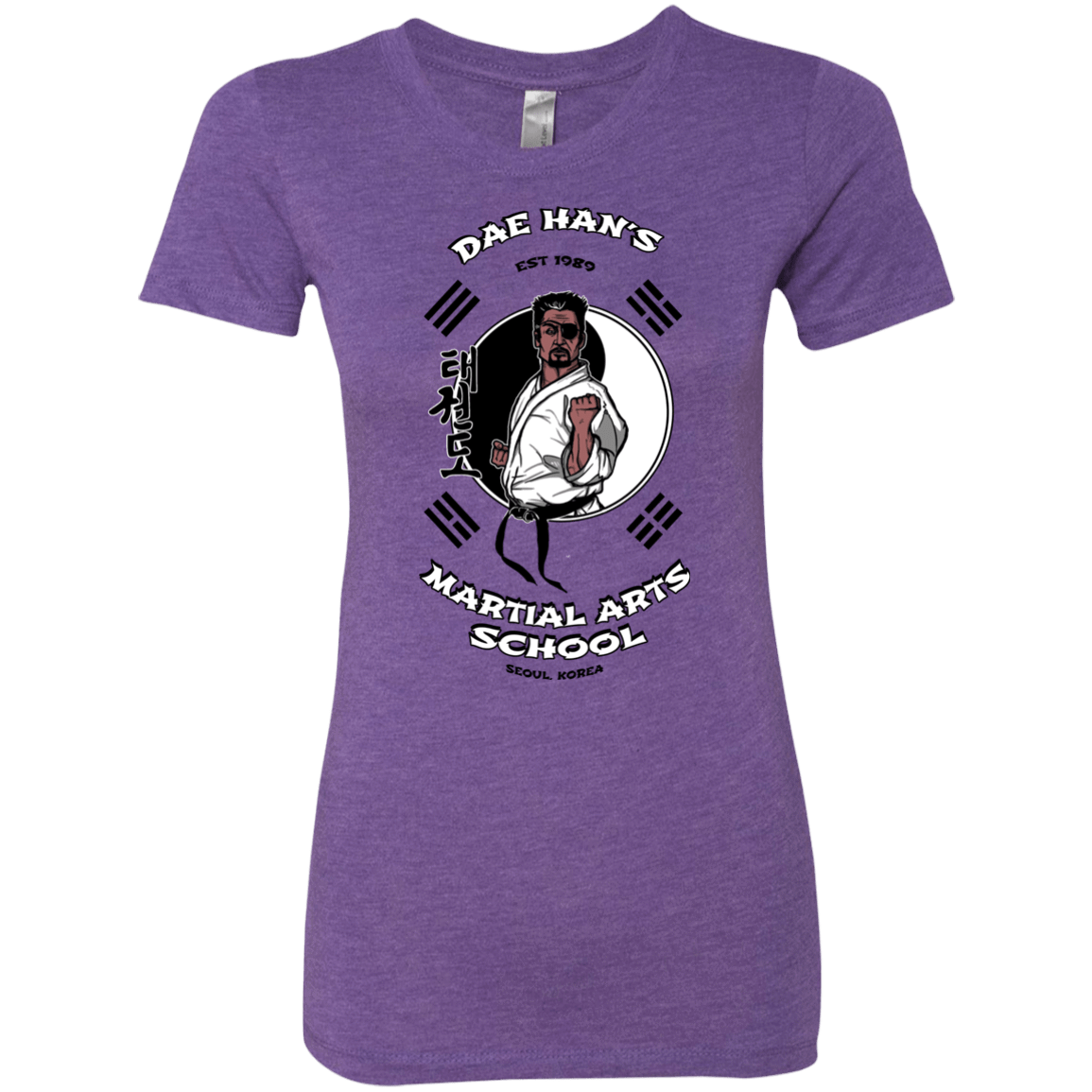 T-Shirts Purple Rush / S Dae Hans Martial Arts Women's Triblend T-Shirt