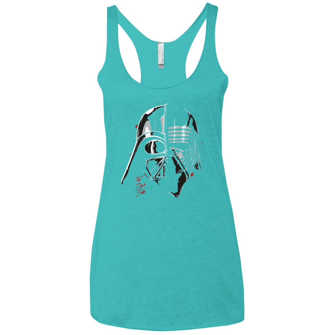 T-Shirts Tahiti Blue / X-Small Daft Sith Women's Triblend Racerback Tank
