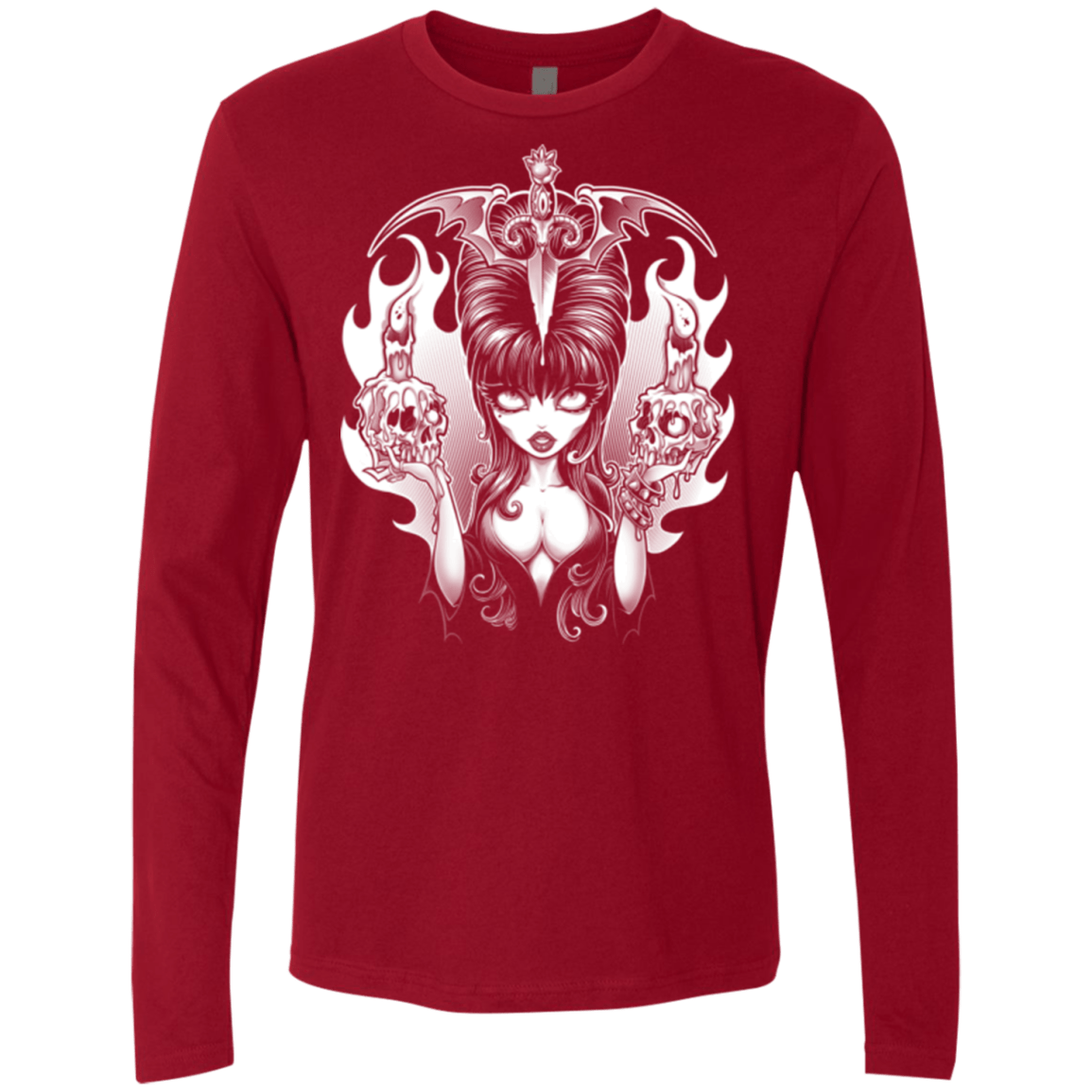 T-Shirts Cardinal / Small Dagger Of Darkness Men's Premium Long Sleeve