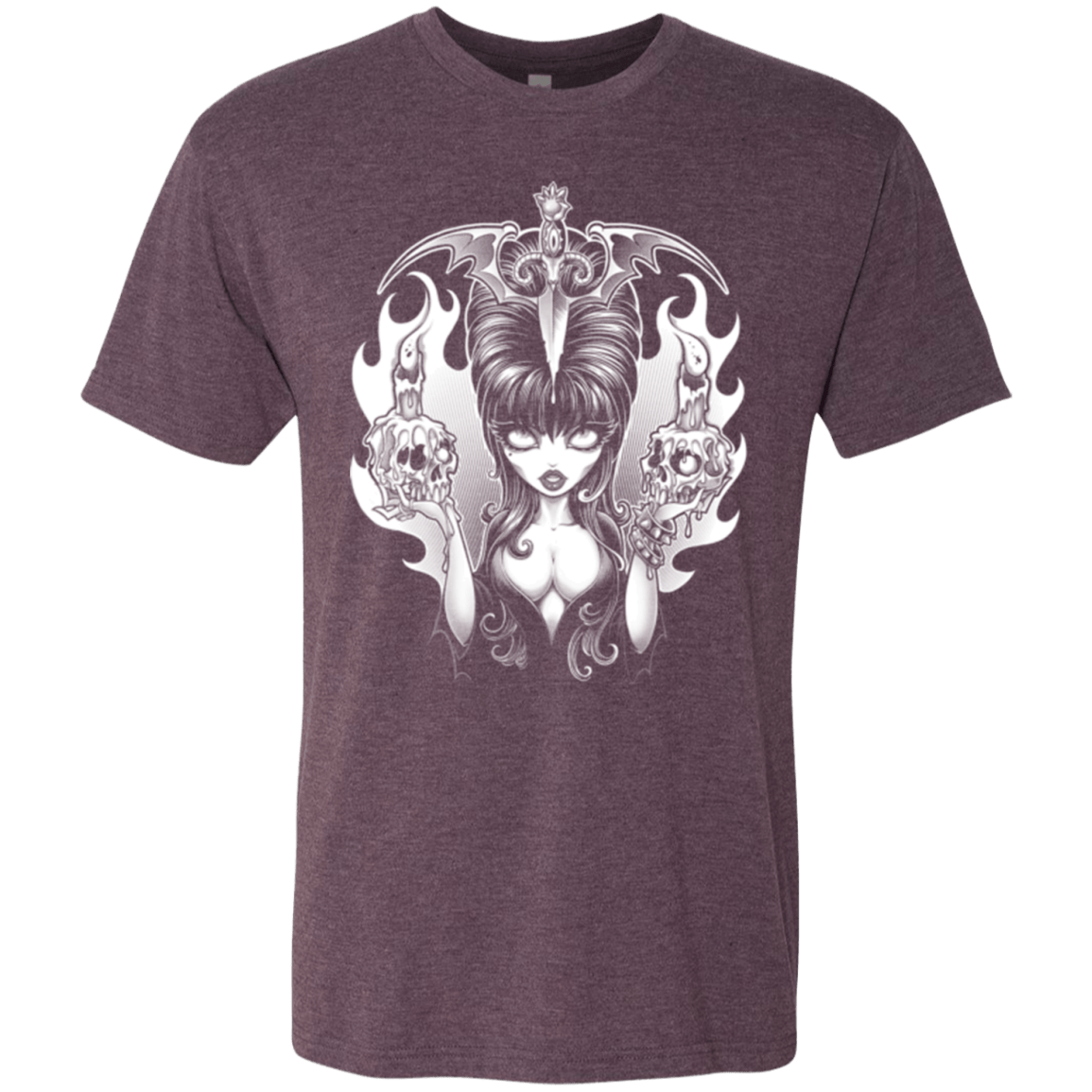 T-Shirts Vintage Purple / Small Dagger Of Darkness Men's Triblend T-Shirt