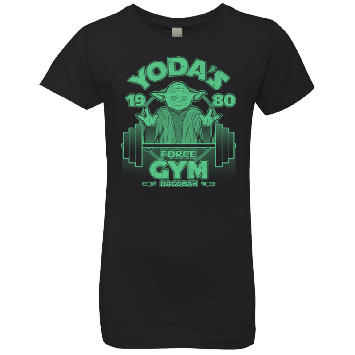 T-Shirts Black / YXS Dagobah Gym Girls Premium T-Shirt
