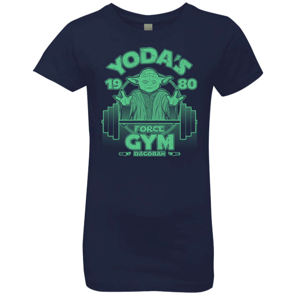 T-Shirts Midnight Navy / YXS Dagobah Gym Girls Premium T-Shirt
